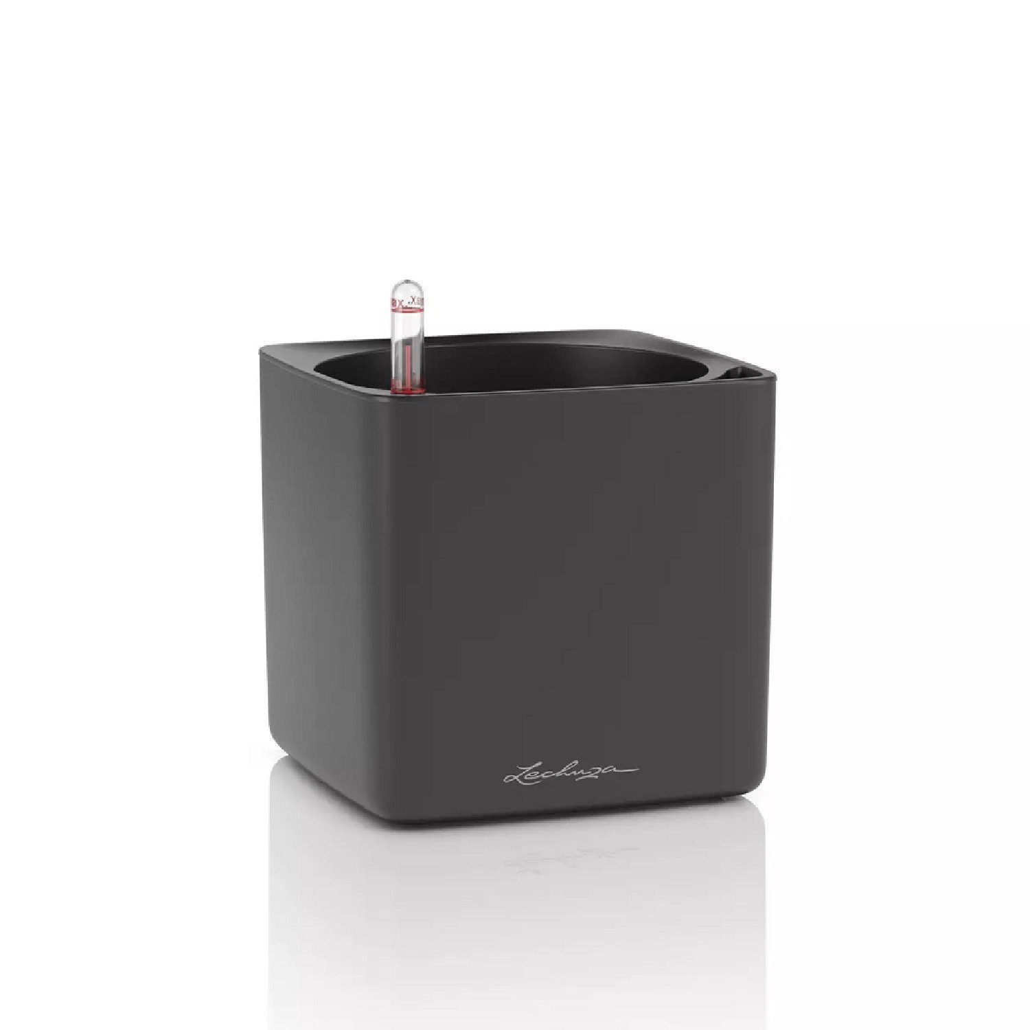 Lechuza® Kräutertopf Cube Premium 16 basaltgrau matt