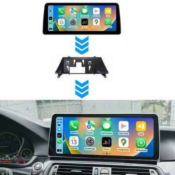 TAFFIO Für BMW X5 X6 E70 E71 CIC 12" Touchscreen Android USB GPS Carplay Einbau-Navigationsgerät