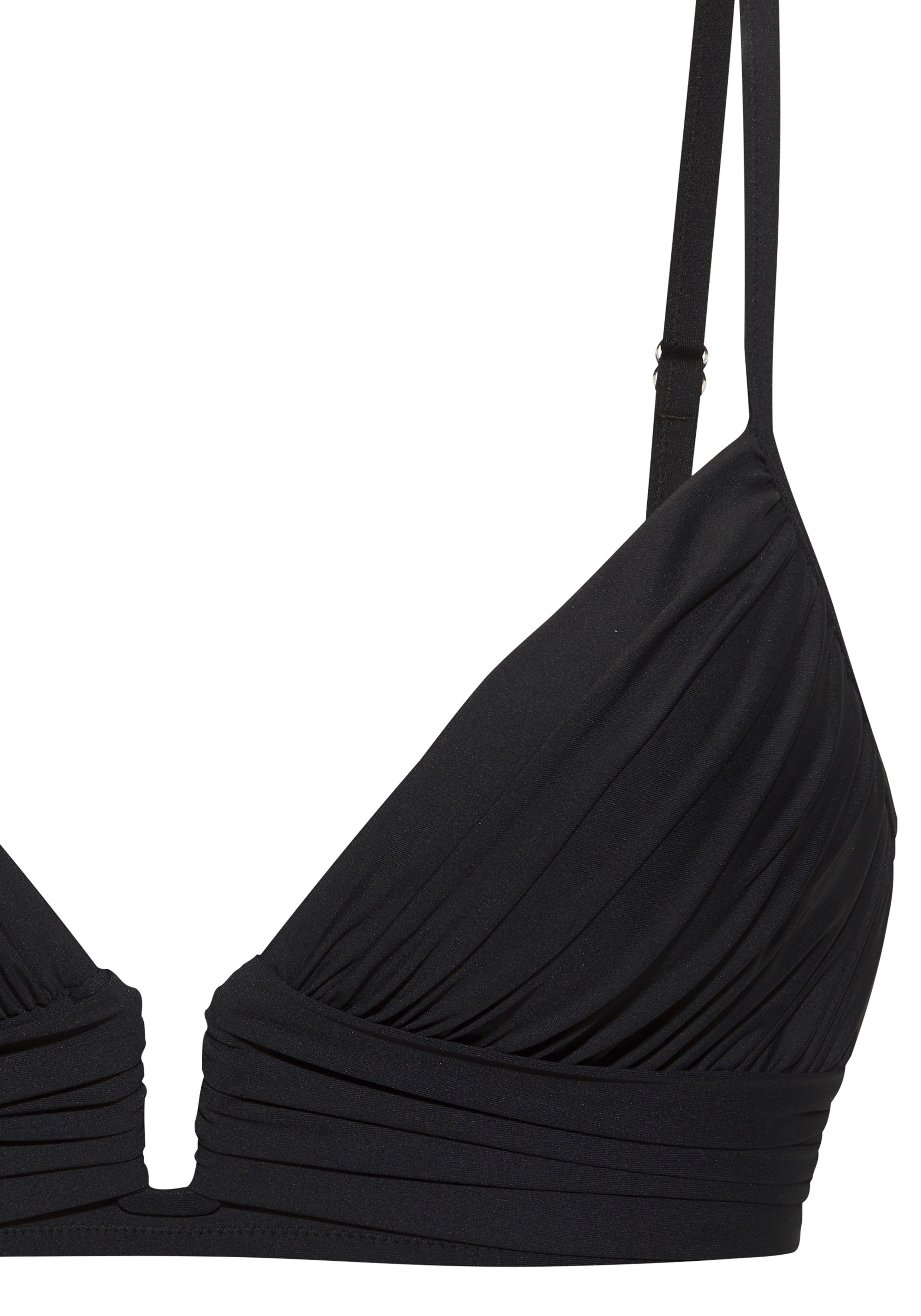LASCANA Triangel-Bikini mit modischer Zierschnalle – Bild 3 von 4