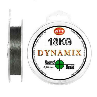 WFT Angelschnur, WFT KG Dynamix Round Green 300m 0,10 Geflochtene Angelschnur