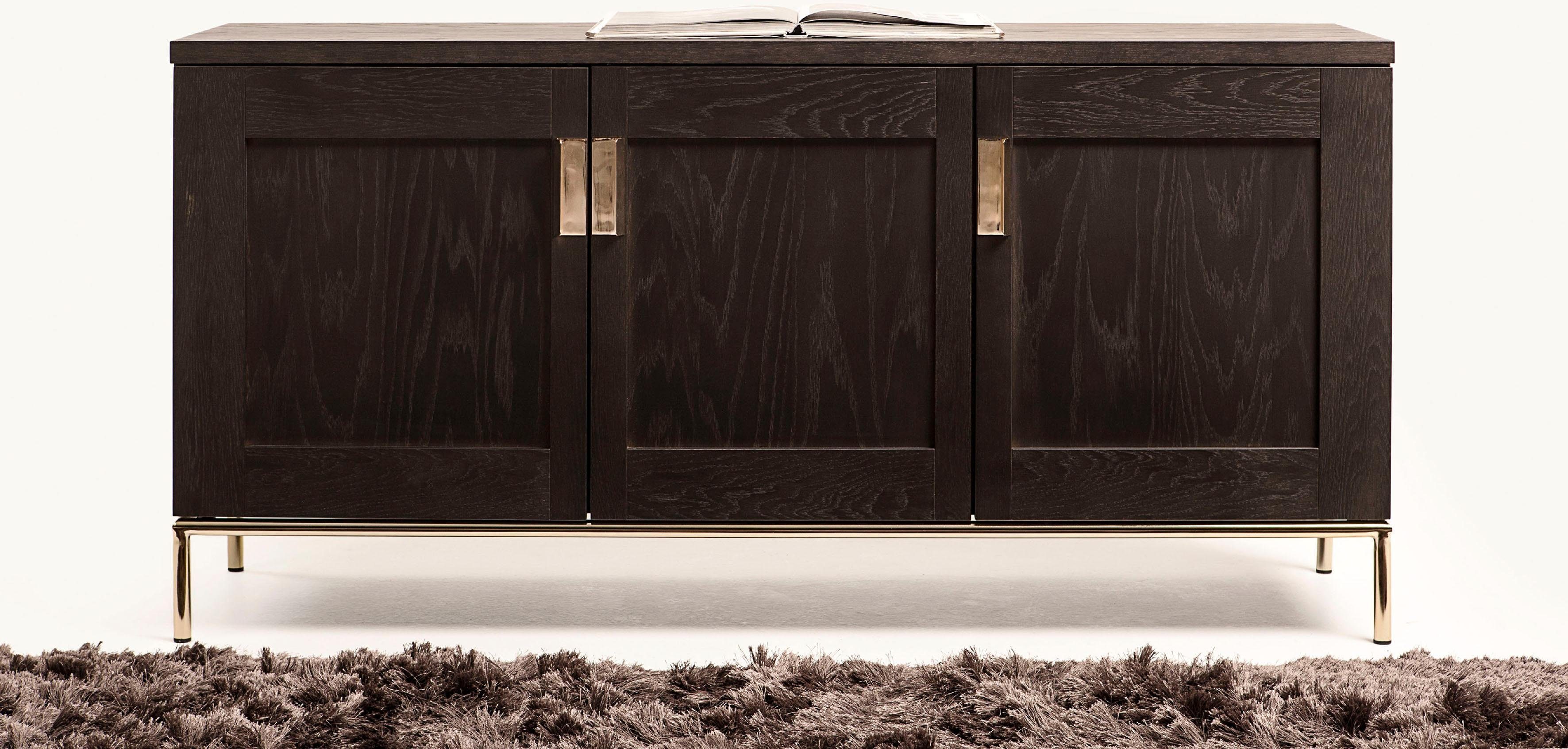 Woodman Sideboard Parlan, mit drei Holztüren und Anschlagdämpfern, Soft-Close, Breite 150 cm