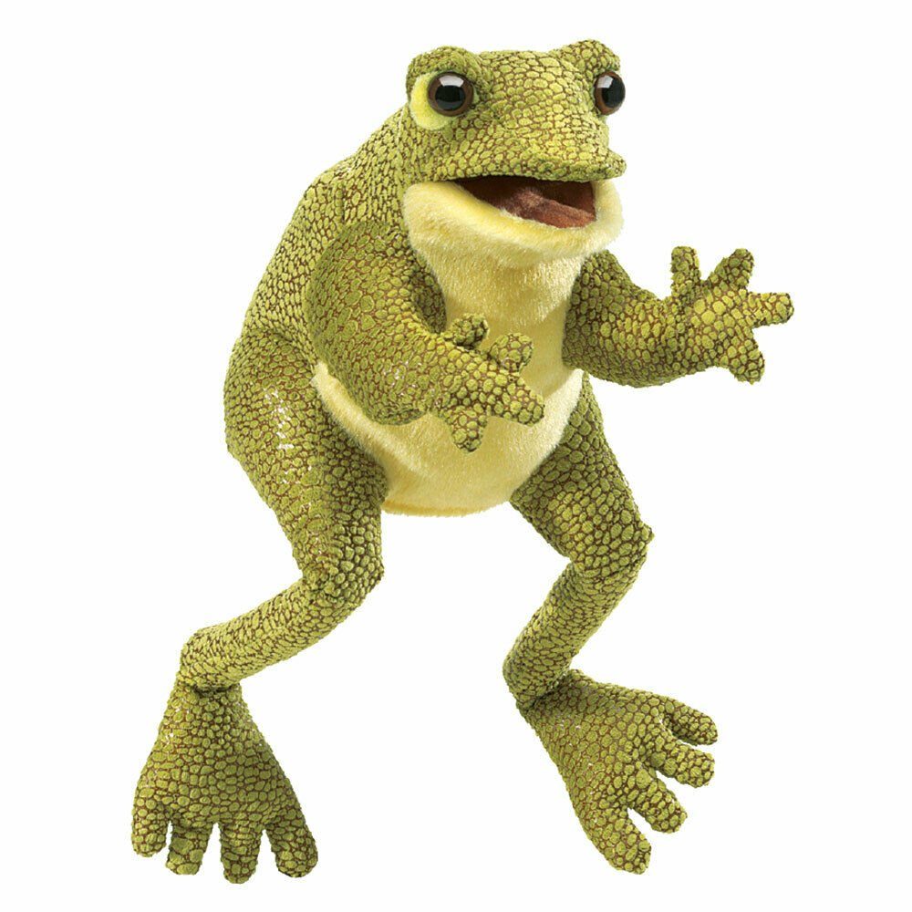 Folkmanis Панч і Джуді Handpuppe Folkmanis Handpuppe Lustiger Frosch 3033 (Packung)