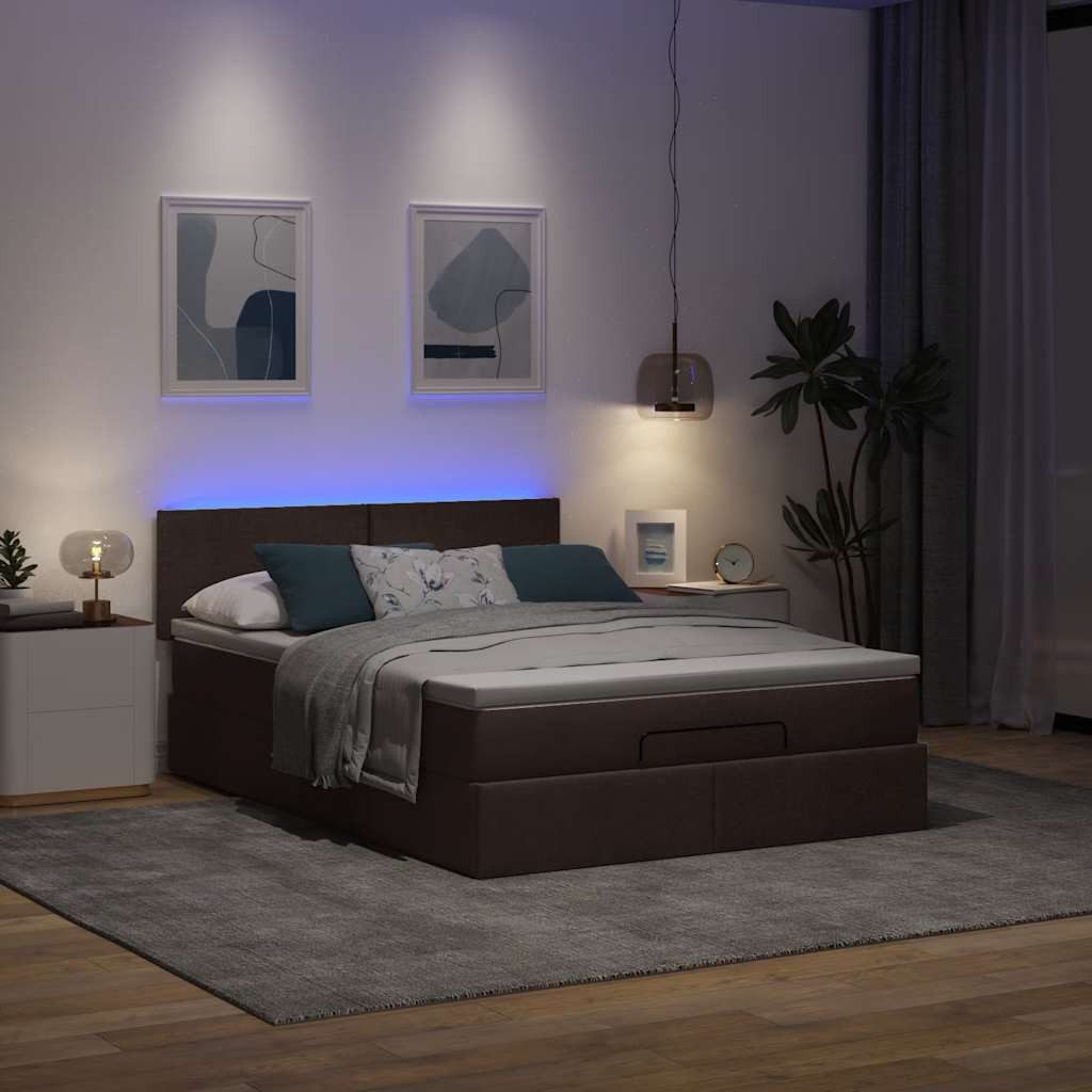 vidaXL Bett Ottoman-Bett mit Matratze & günstig online kaufen