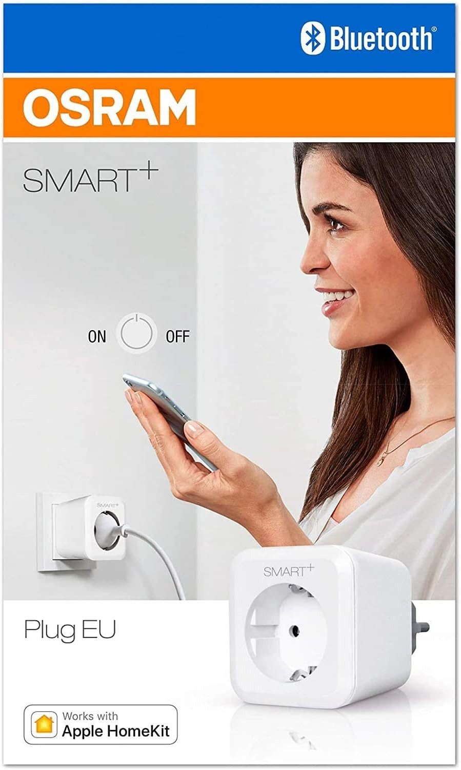 Osram LED Dekolicht, OSRAM SMART+ Plug, Bluetooth schaltbare Steckdose, fernbedienbar, für