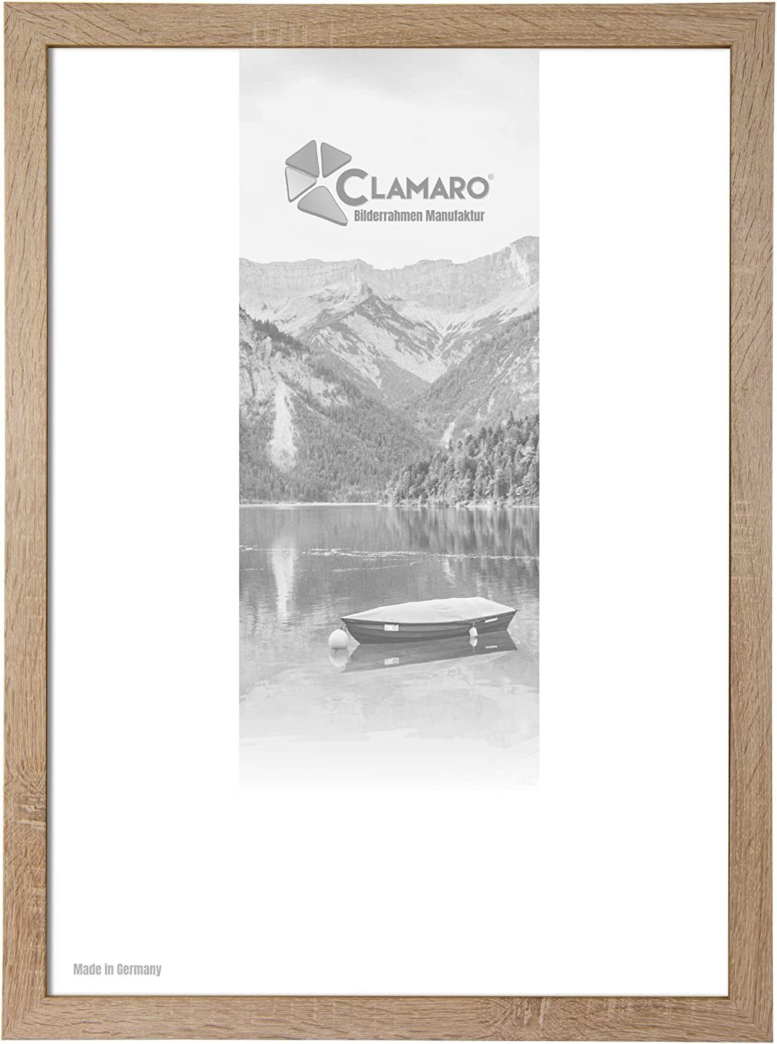 Clamaro Рамки Рамки Eiche Sonoma CLAMARO Collage nach Maß FSC® Holz Modern eckig M3016 19x19 in Eiche Sonoma