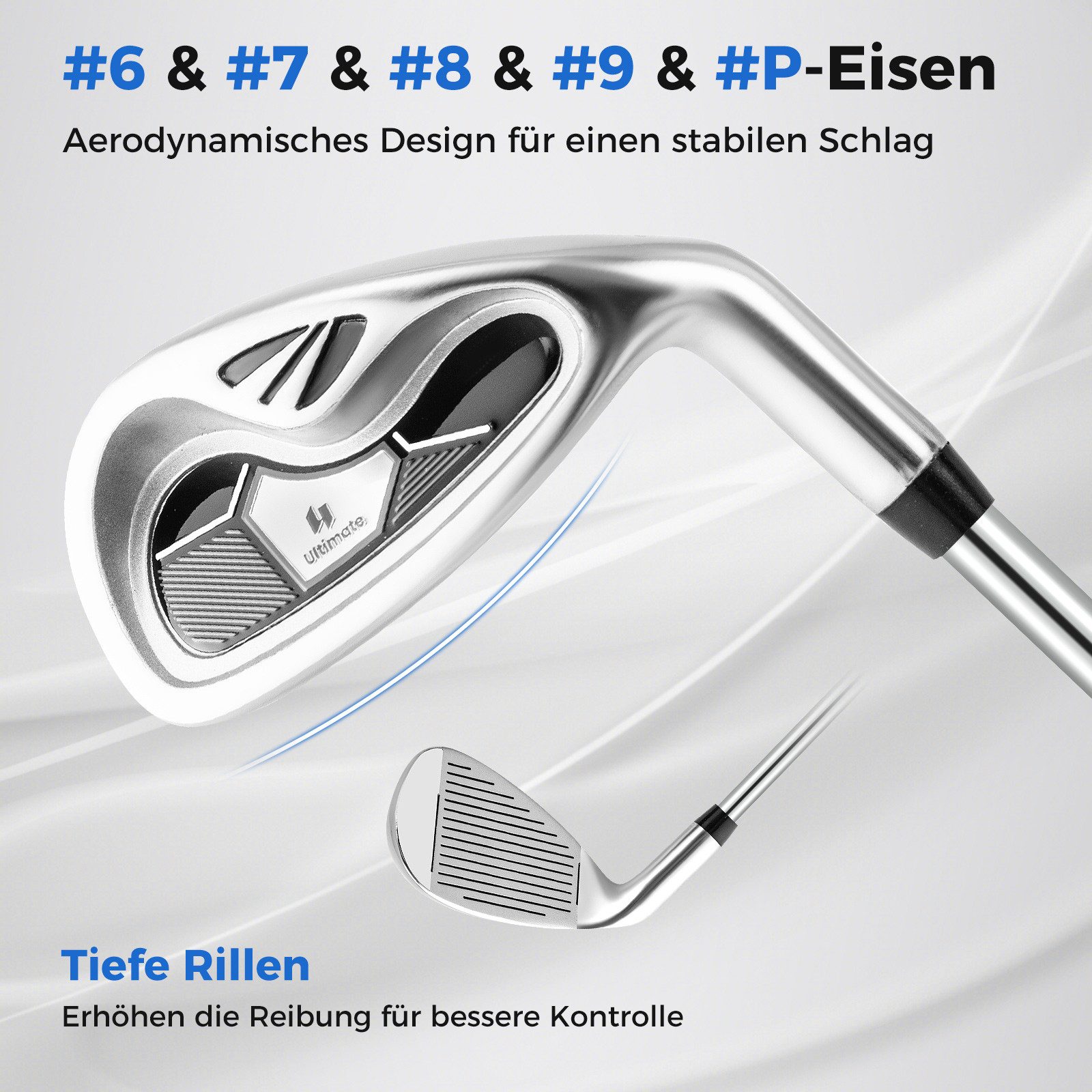 COSTWAY Golfschläger + Golfbag Golfset