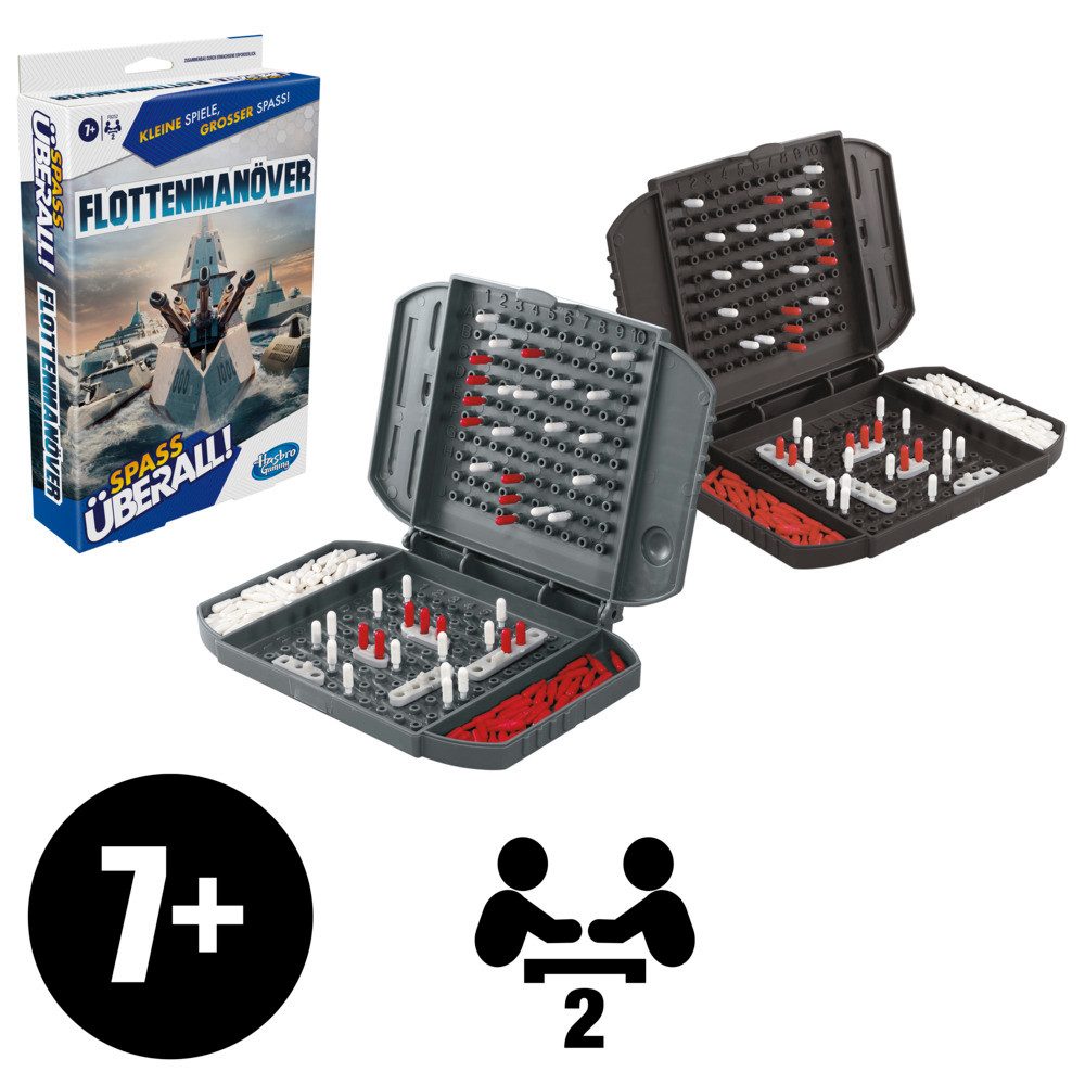 Hasbro Spiel Kompaktspiel Flottenmanöver Spass überall!