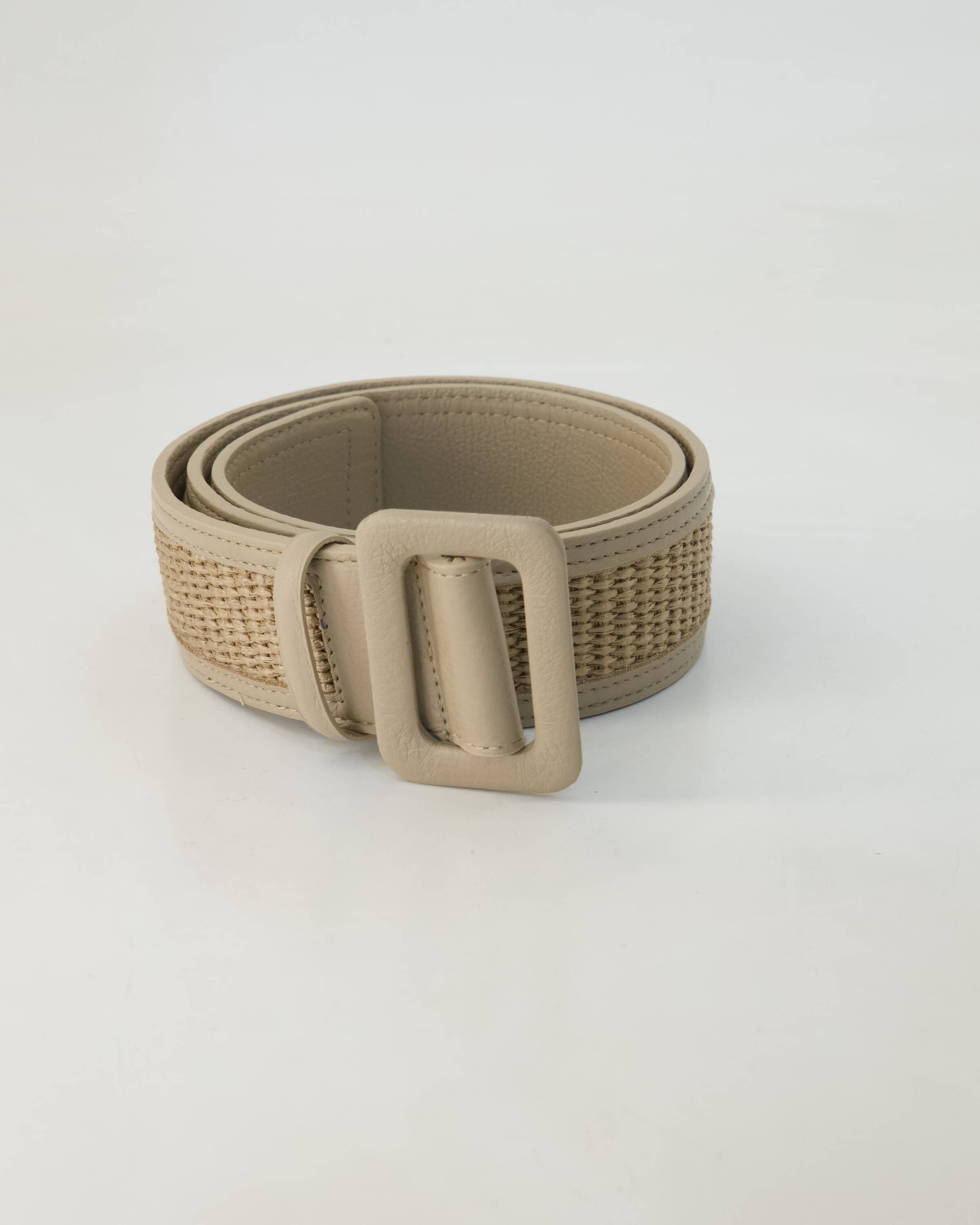 Abro Ledergürtel Gürtel Raffia Obermaterial: Leder und Textil