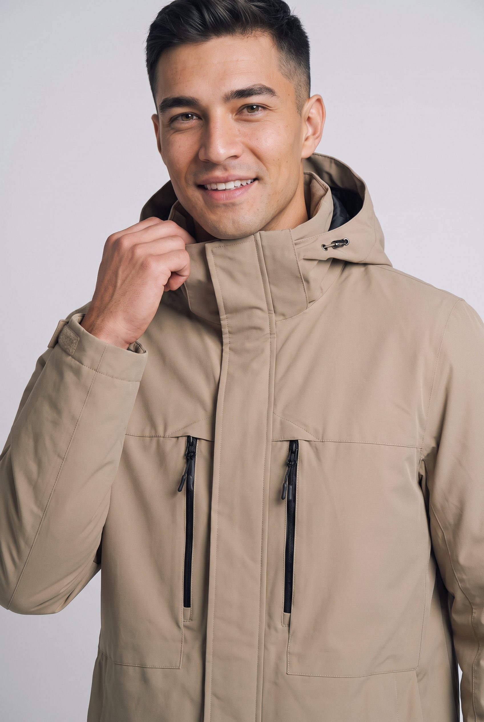 Icepeak Funktionsjacke ICEPEAK ALSTON Funktionsjacke für den Outdoorbereich, sportlicher Stil, aus Polyester