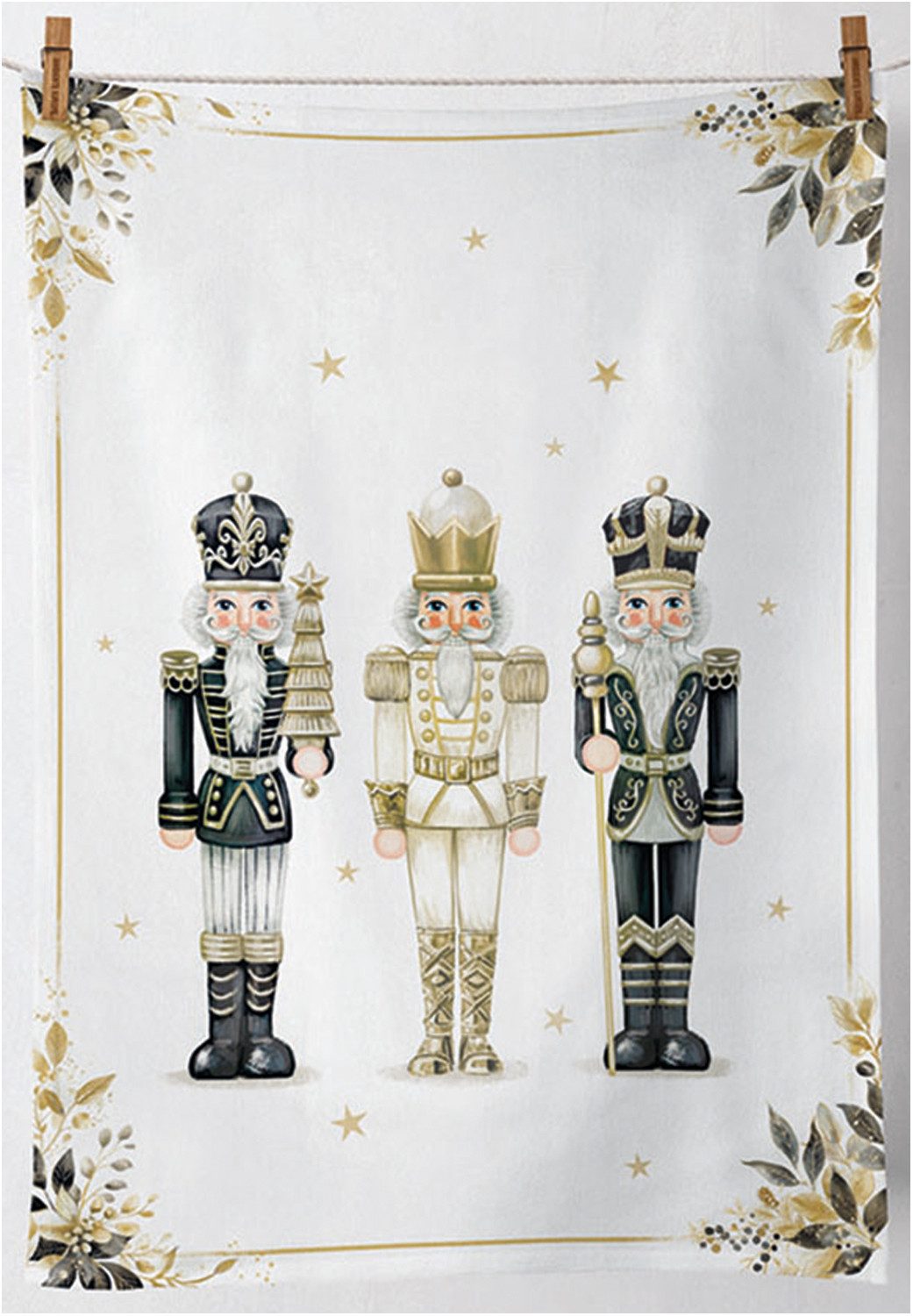 Ambiente® Geschirrtuch Royal nutcrackers, (1-tlg., 1-teilig), Geschirrtüche günstig online kaufen