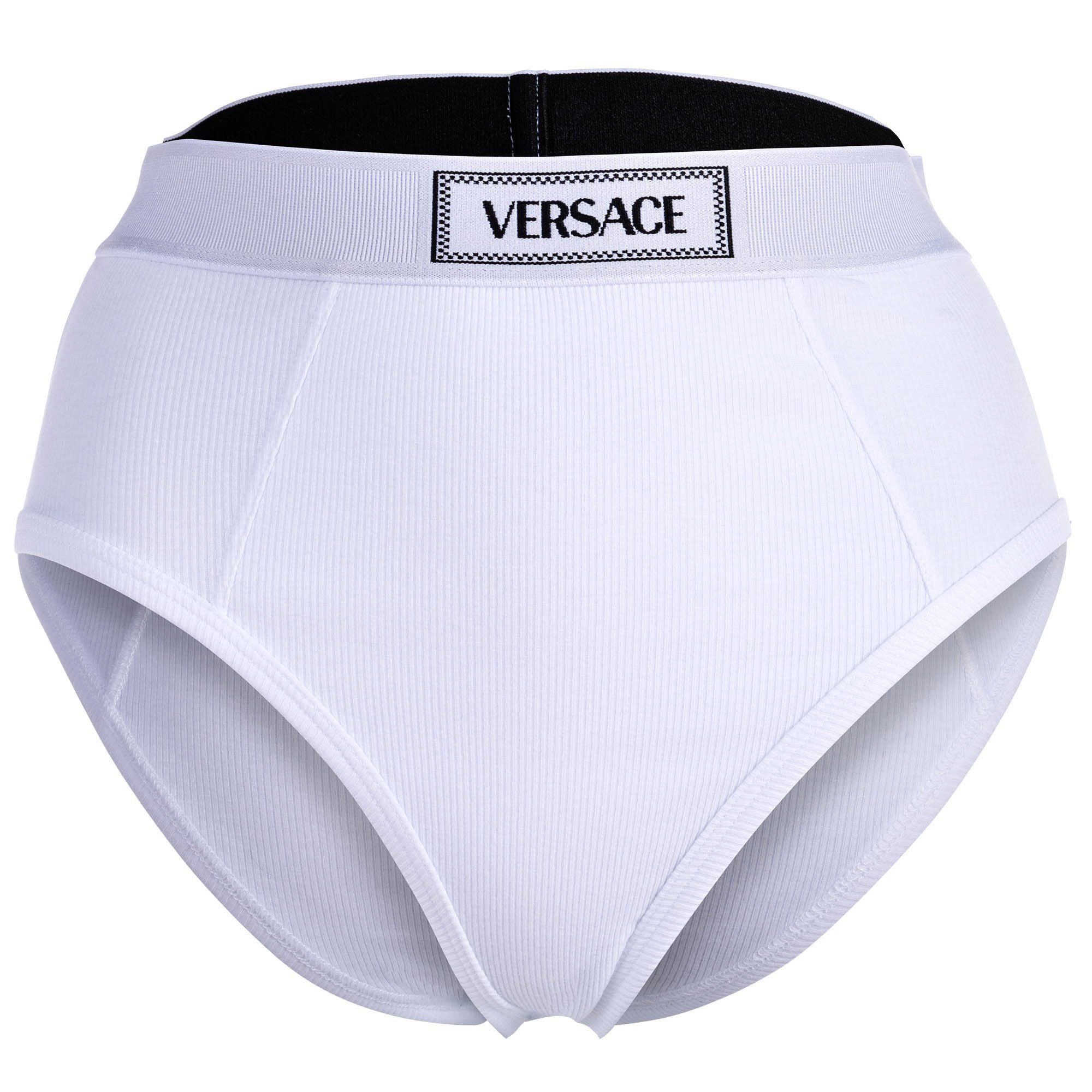 Versace Slip Damen Slip 1er Pack Baumwolle (Packung, 1er Pack)