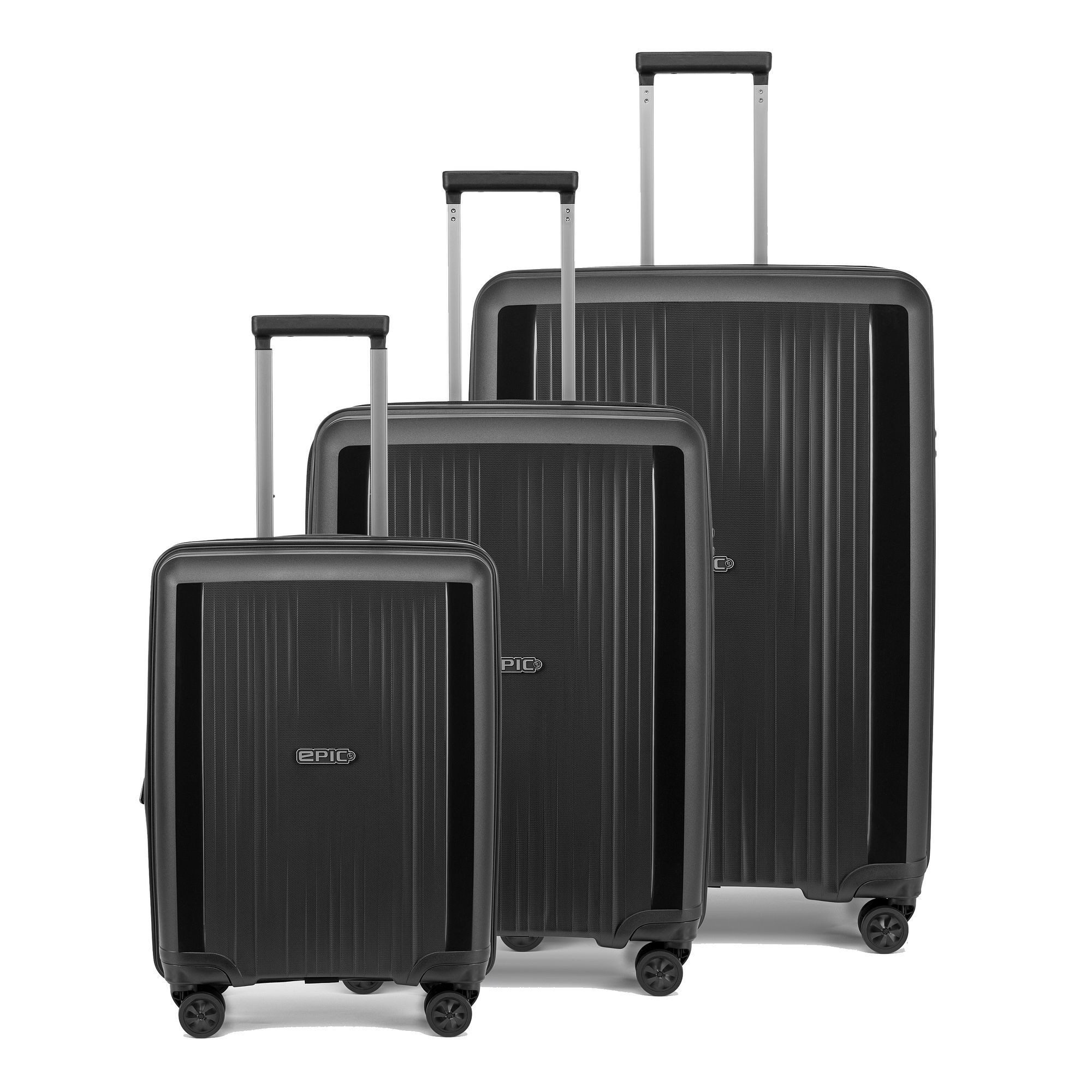 EPIC Trolleyset Halo, 4 Rollen, (3-teilig, 3 tlg), Polypropylen