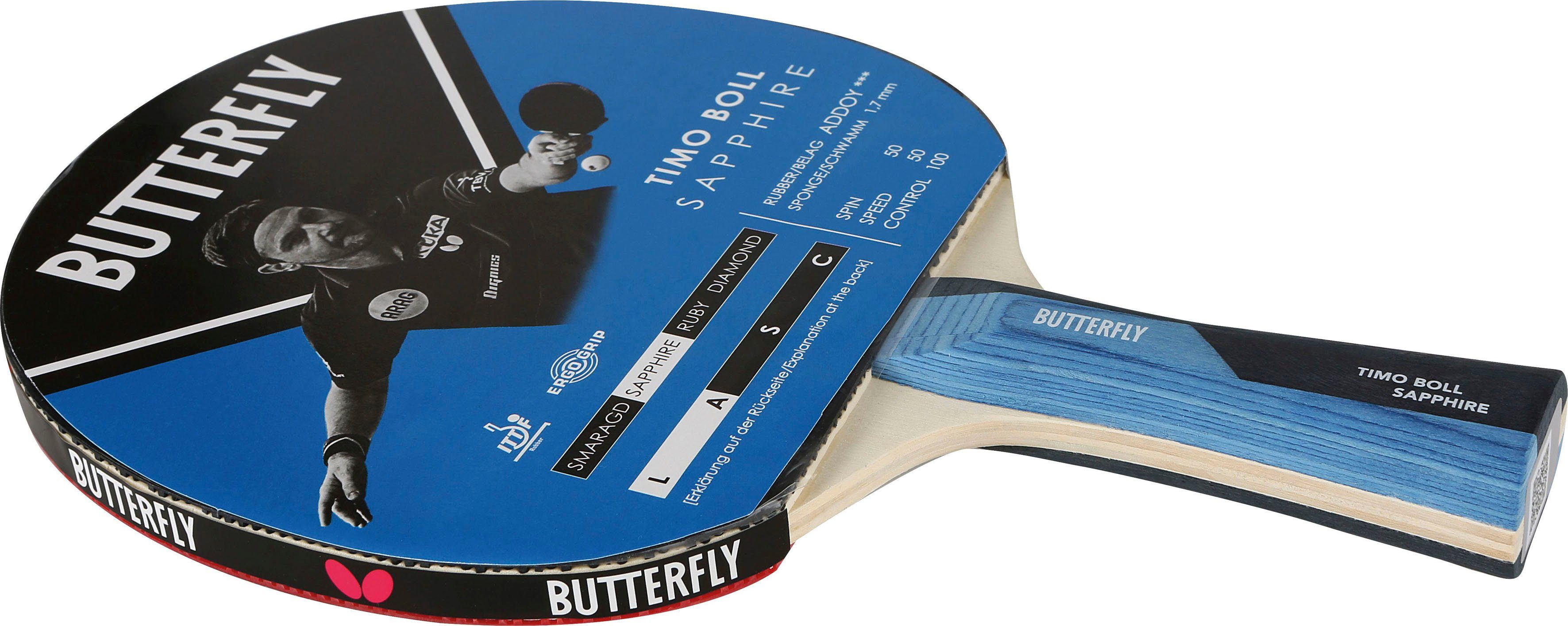 Butterfly Tischtennisschläger Timo Boll Sapphire TT Schläger