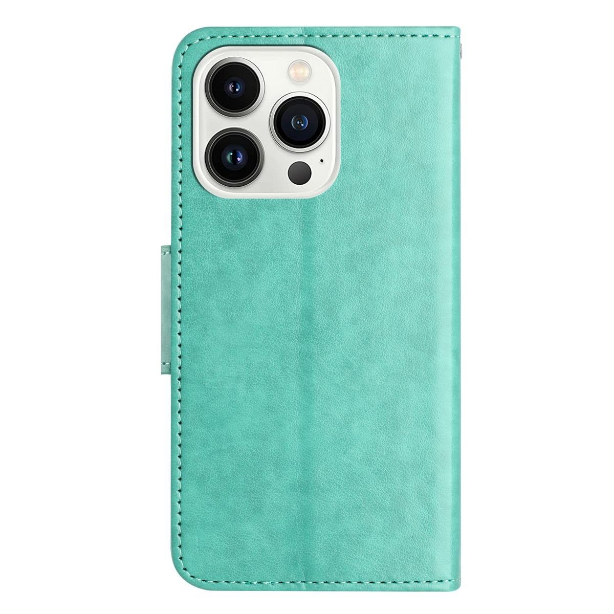 König Design Handyhülle Apple iPhone 15 Pro Max, Schutzhülle Schutztasche Case Cover Etuis Wallet Klapptasche Bookstyle
