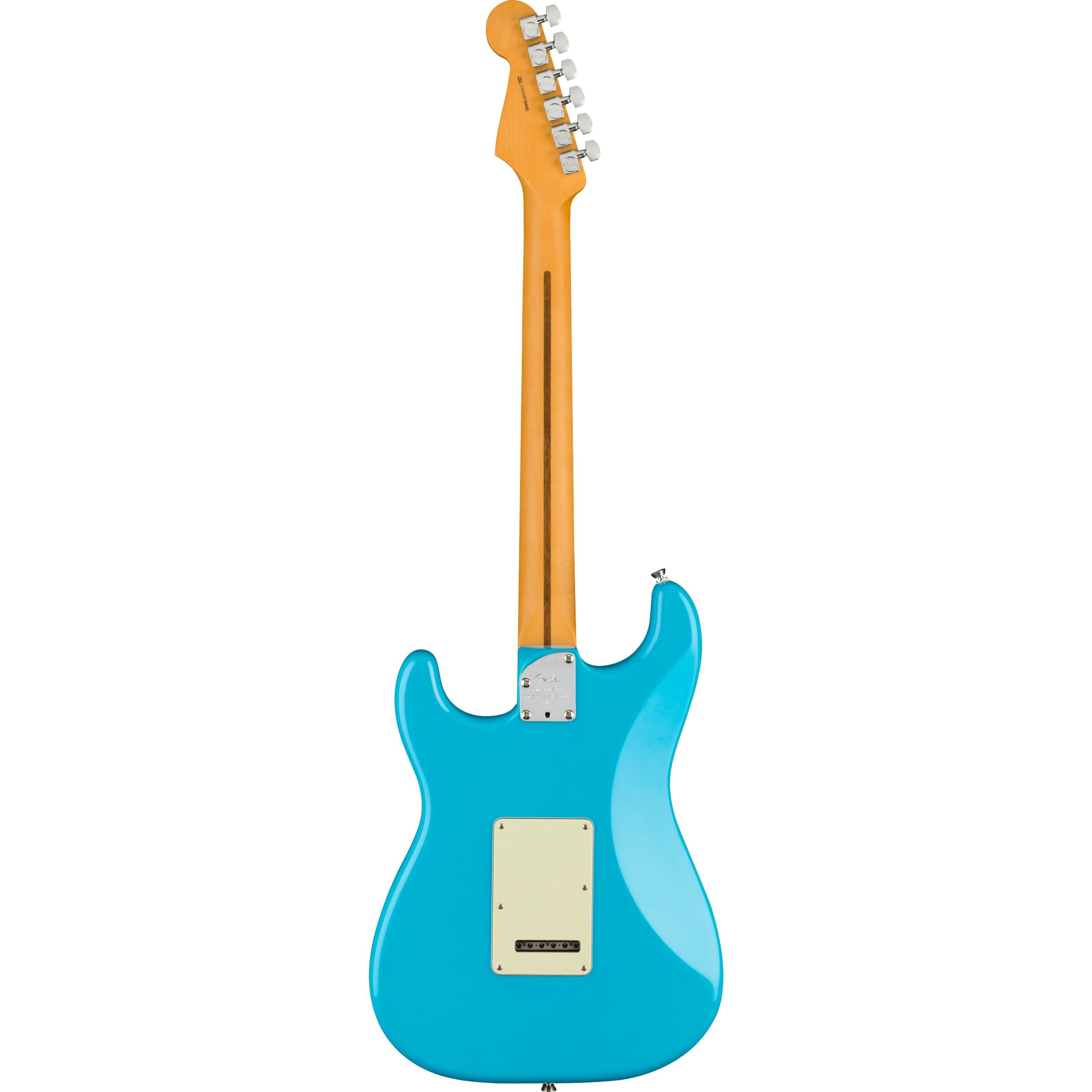 Fender E-Gitarre, E-Gitarren, ST-Modelle, American Professional II Stratocaster MN Miami Blue - E-Gitarre