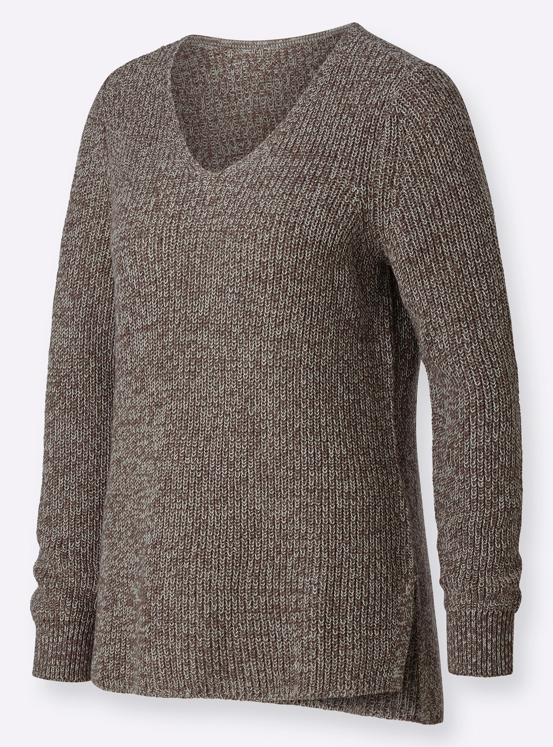 WITT WEIDEN sesam-meliert Strickpullover