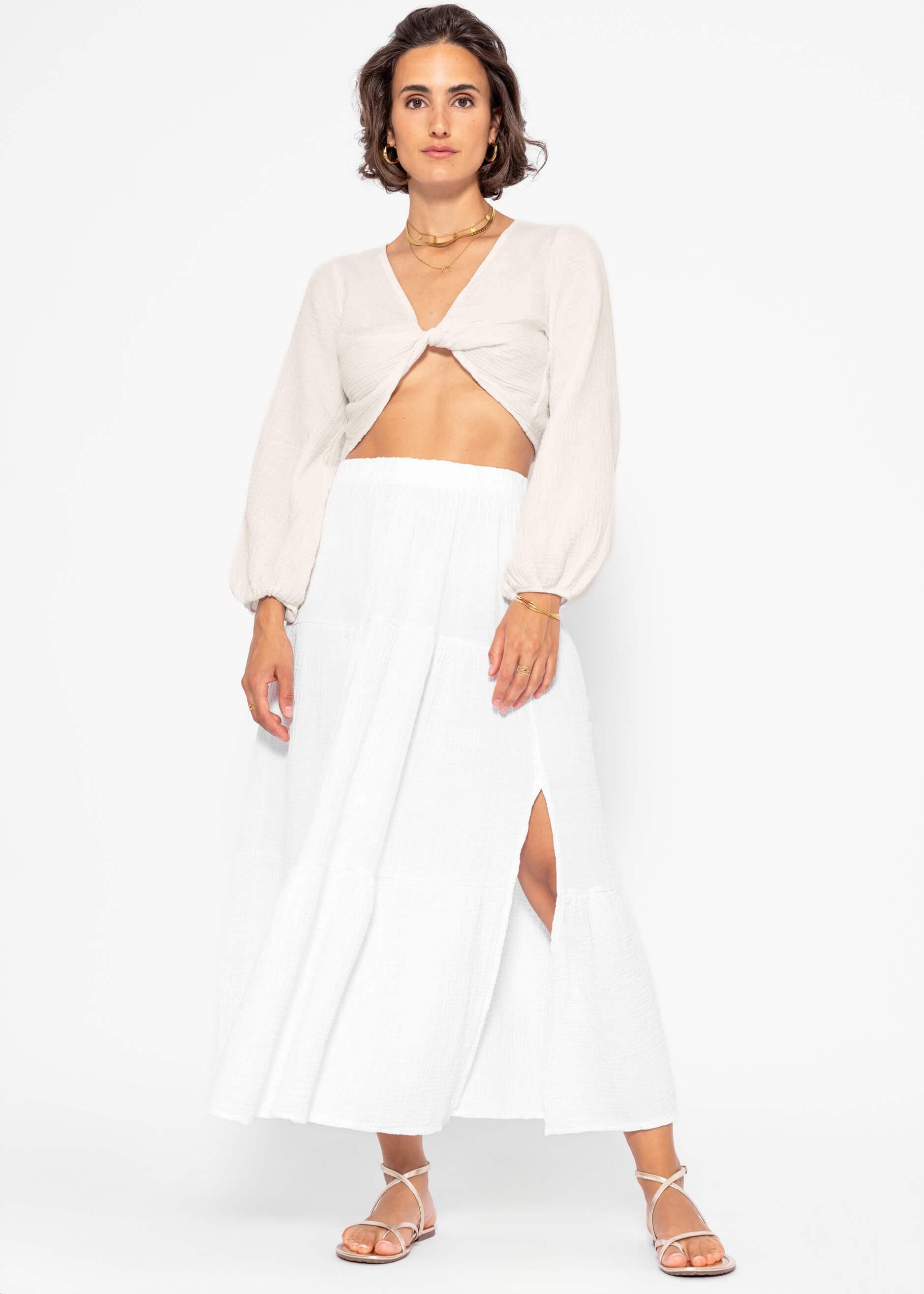 SASSYCLASSY Minirock Maxi High Waist Volants günstig online kaufen