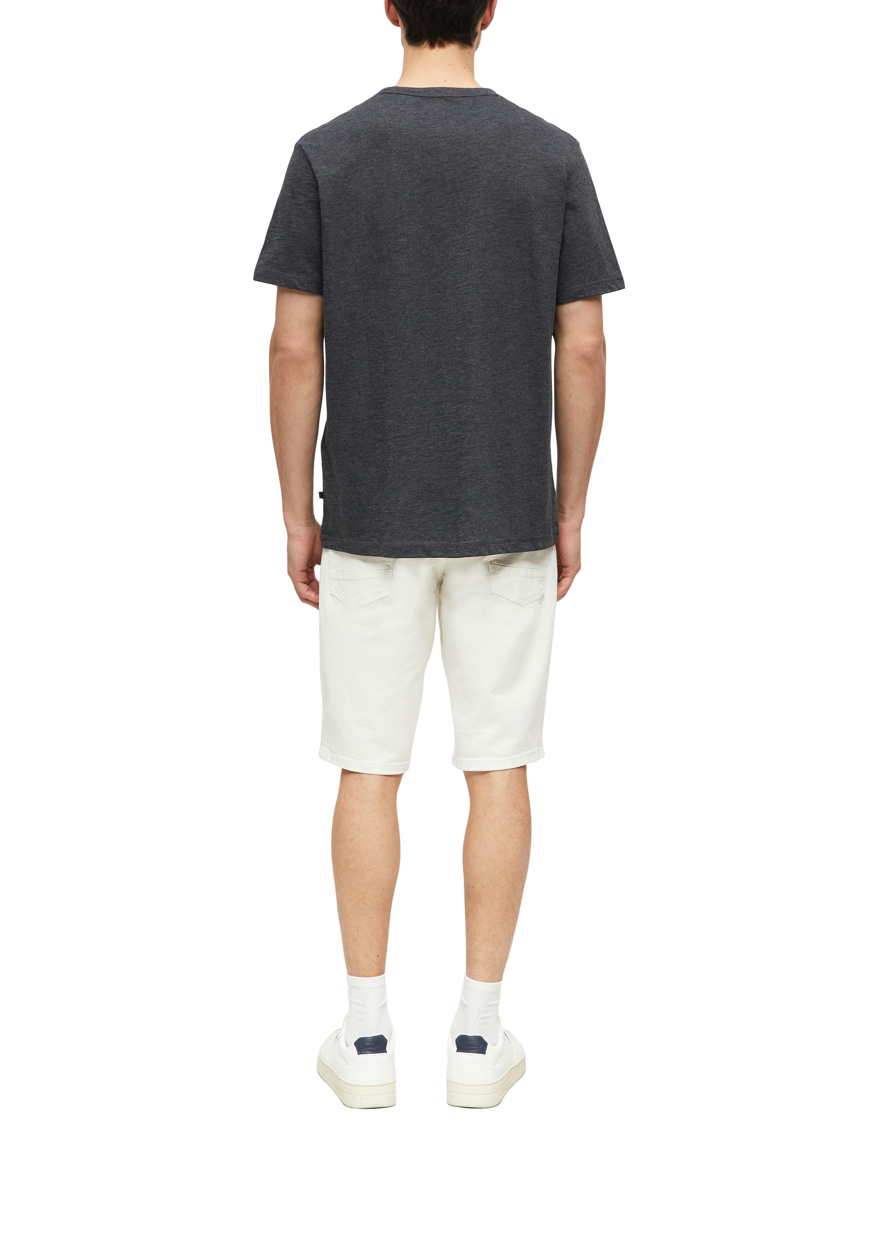 s.Oliver Kurzarmshirt Sommershirt - meliert – Bild 2 von 4