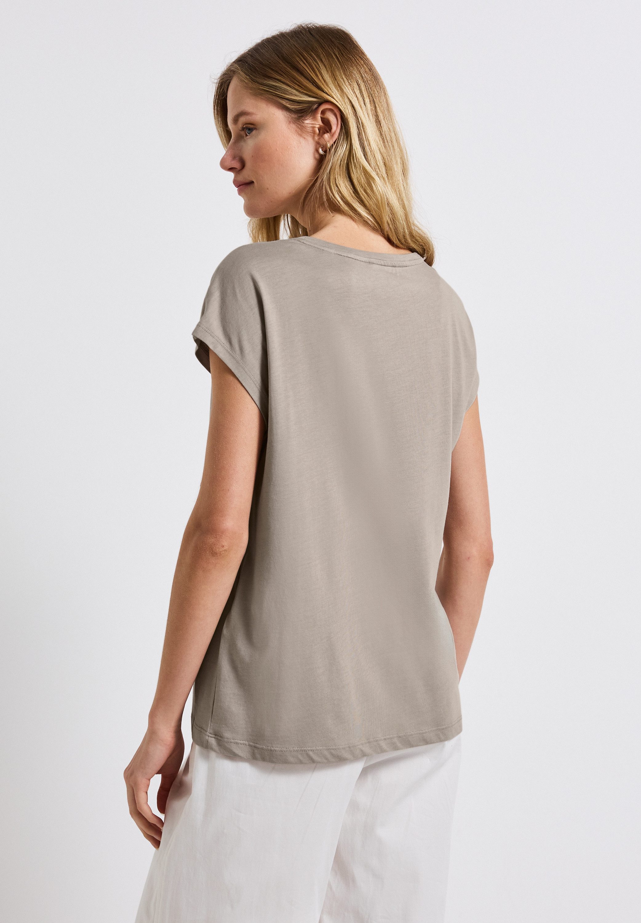 STREET ONE Shirttop mit Wording Print günstig online kaufen