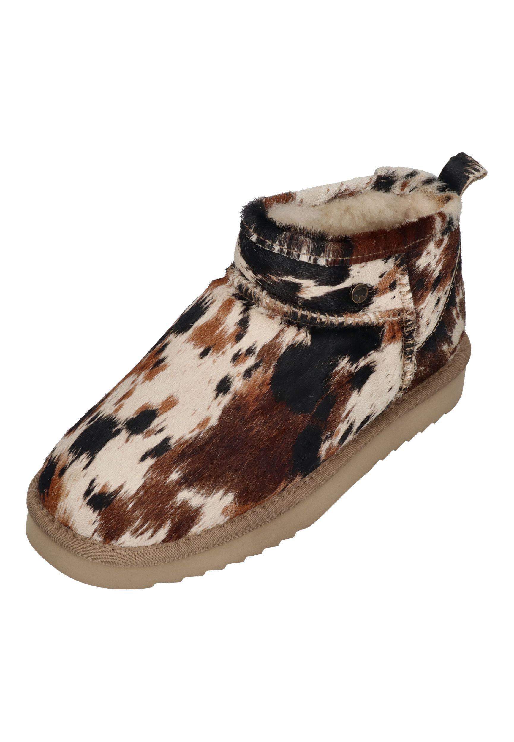 WARMBAT DURACK Stiefelette Cow Black