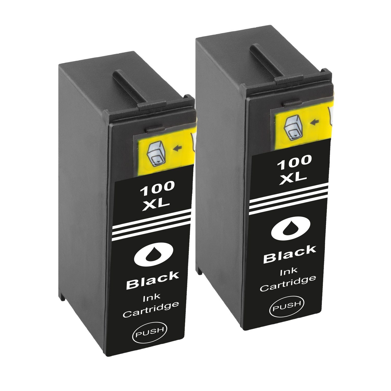 Tito-Express 2er Set ersetzt Lexmark Pro S505 100 S815 S816 705 905) (für Black S305 Lexmark 901 100 Tintenpatrone S605 209 805 XL S402 XL S300