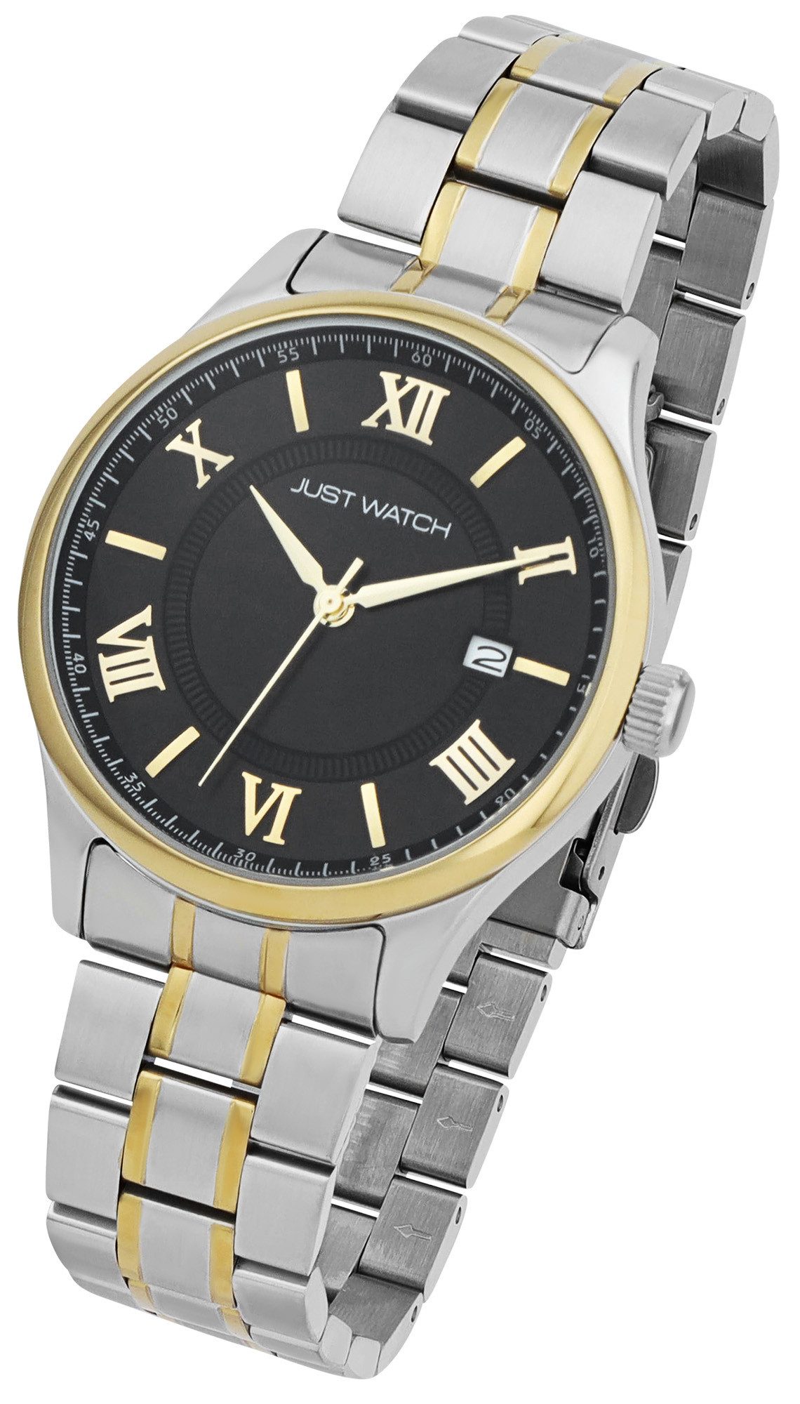 JUST WATCH Quarzuhr JW20196 mit Edelstahlband, 41 mm, 5ATM, Datum