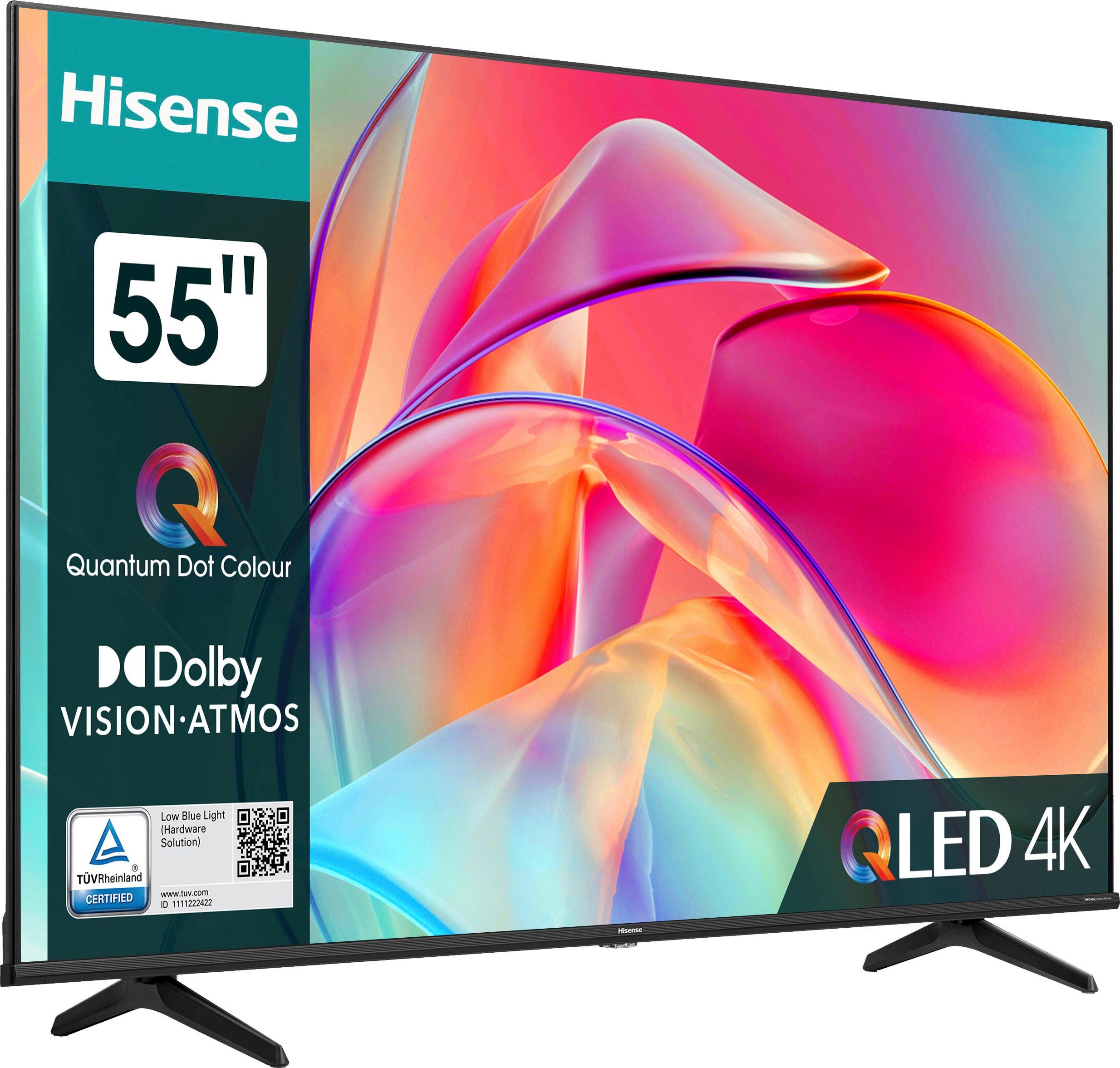 Hisense 55E77KQ QLED-Fernseher (139 cm/55 Zoll, 4K Ultra HD, Smart-TV)