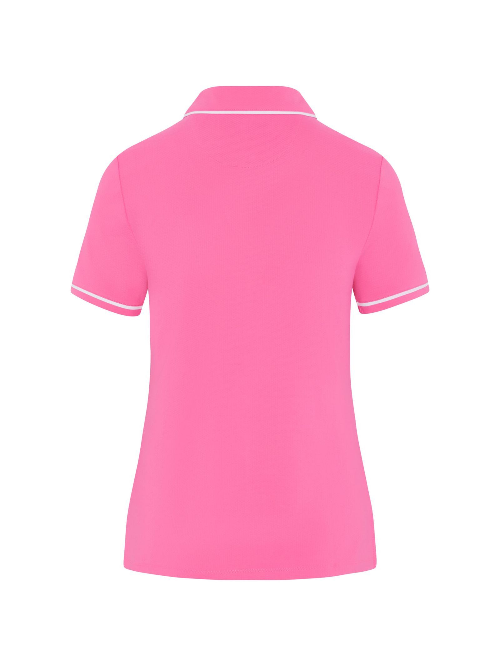 Original Penguin Poloshirt Penguin Kurzärmliges Performance-Golfpolo Veronica Damen (1-tlg) volle Bewegungsfreiheit