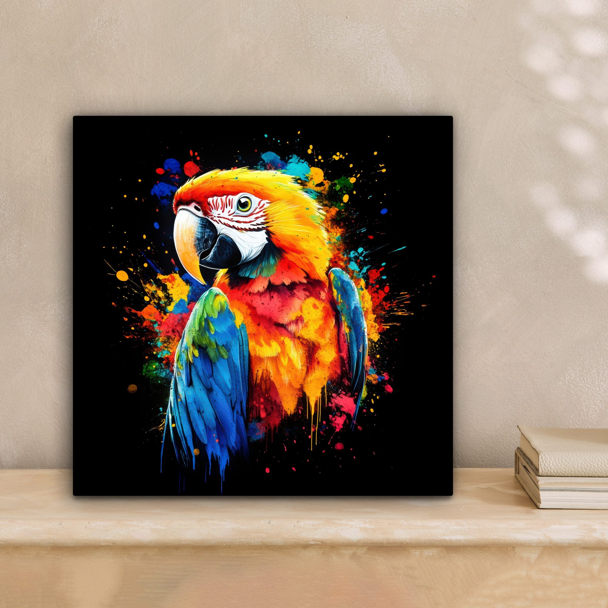 OneMillionCanvasses® Leinwandbild Graffiti - Vogel - günstig online kaufen