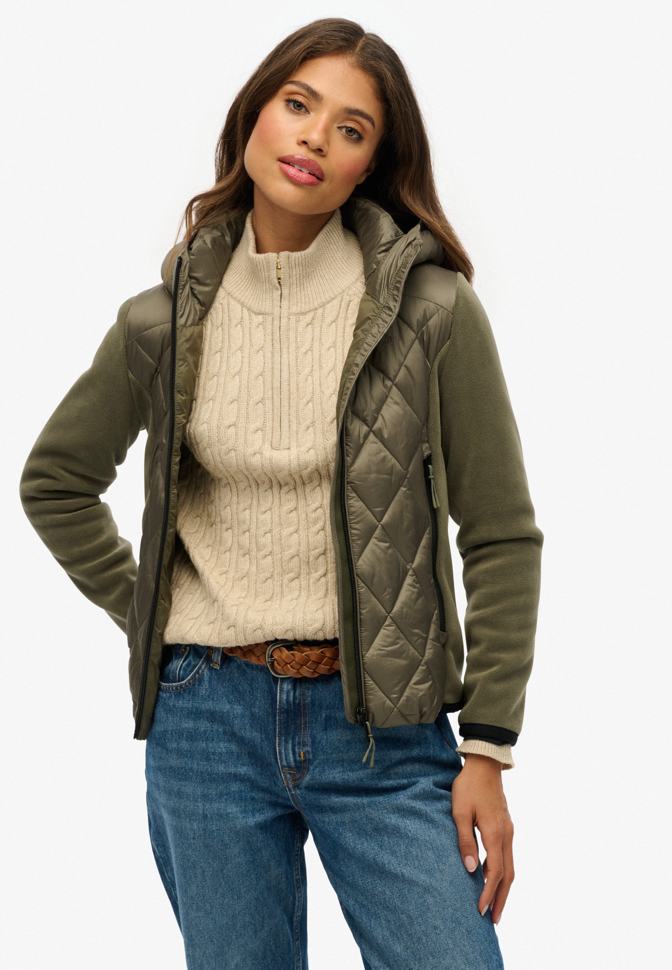 Superdry Steppjacke HOODED HERITAGE STORM JACKET günstig online kaufen