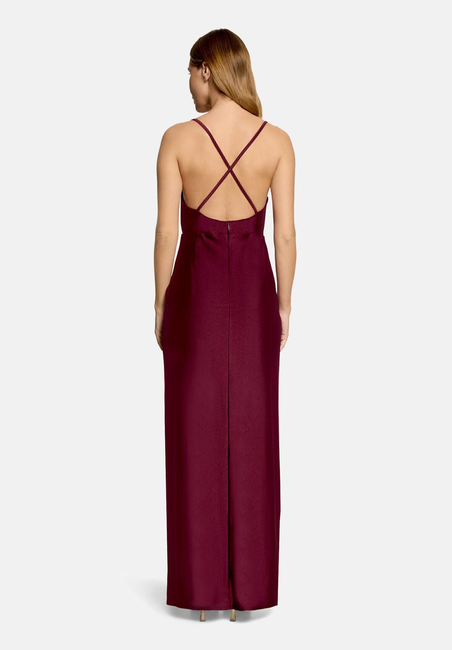 Vera Mont Abendkleid Damen figurbetont Schlitz