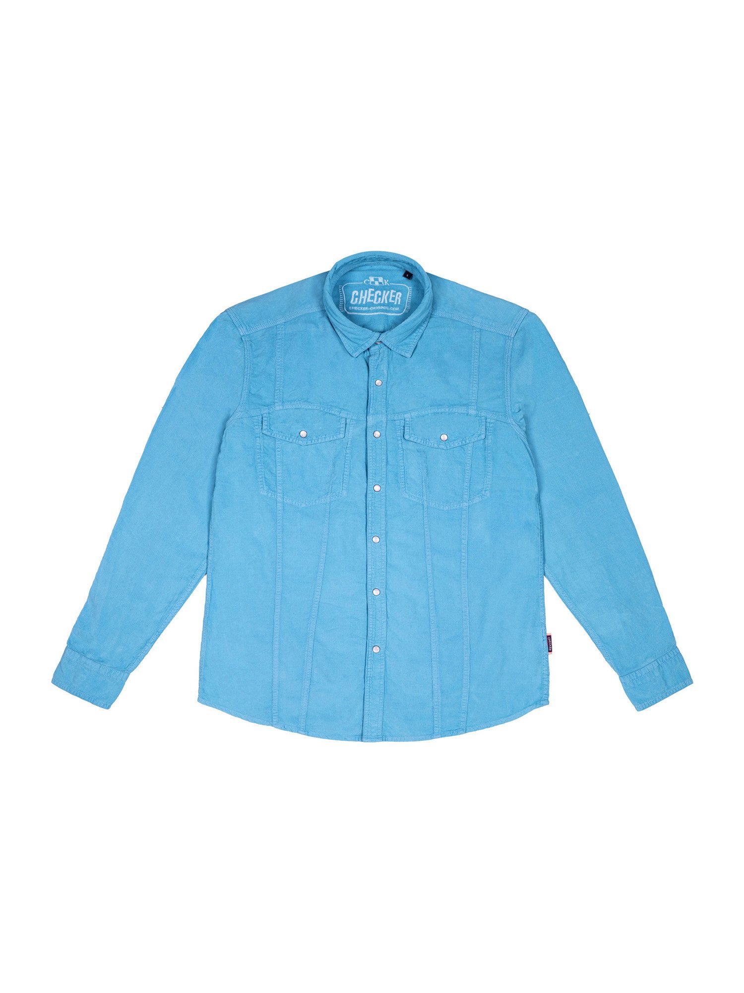 Checker Langarmhemd Dynasty Cord bluse longsleeve günstig online kaufen