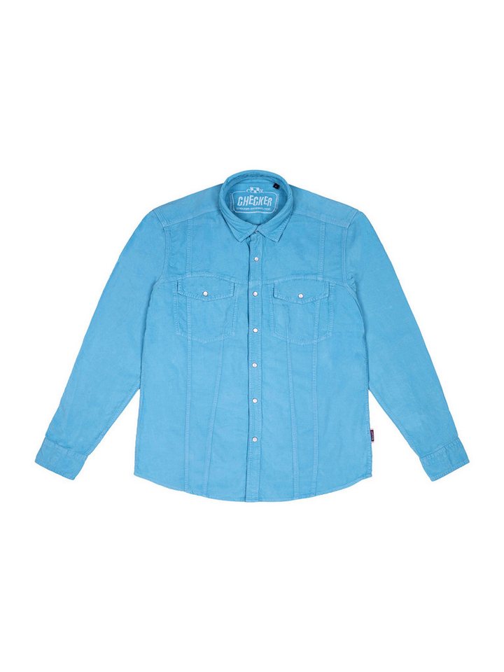 Checker Langarmhemd Dynasty Cord bluse longsleeve langarm