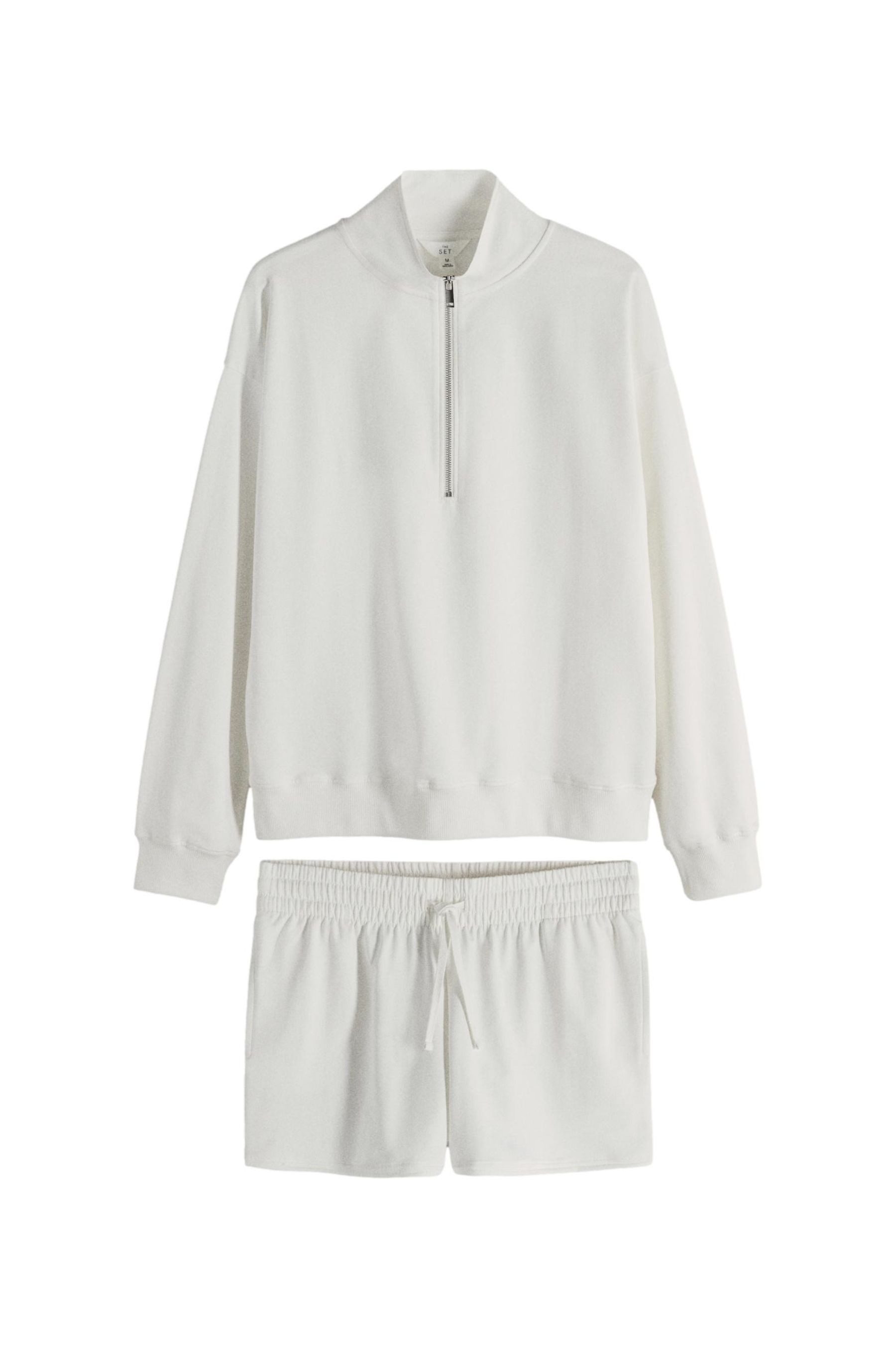 The Set Shirt & Shorts The Set Sweat-Troyer und Shorts im Set, 2er-Pack (2-tlg)
