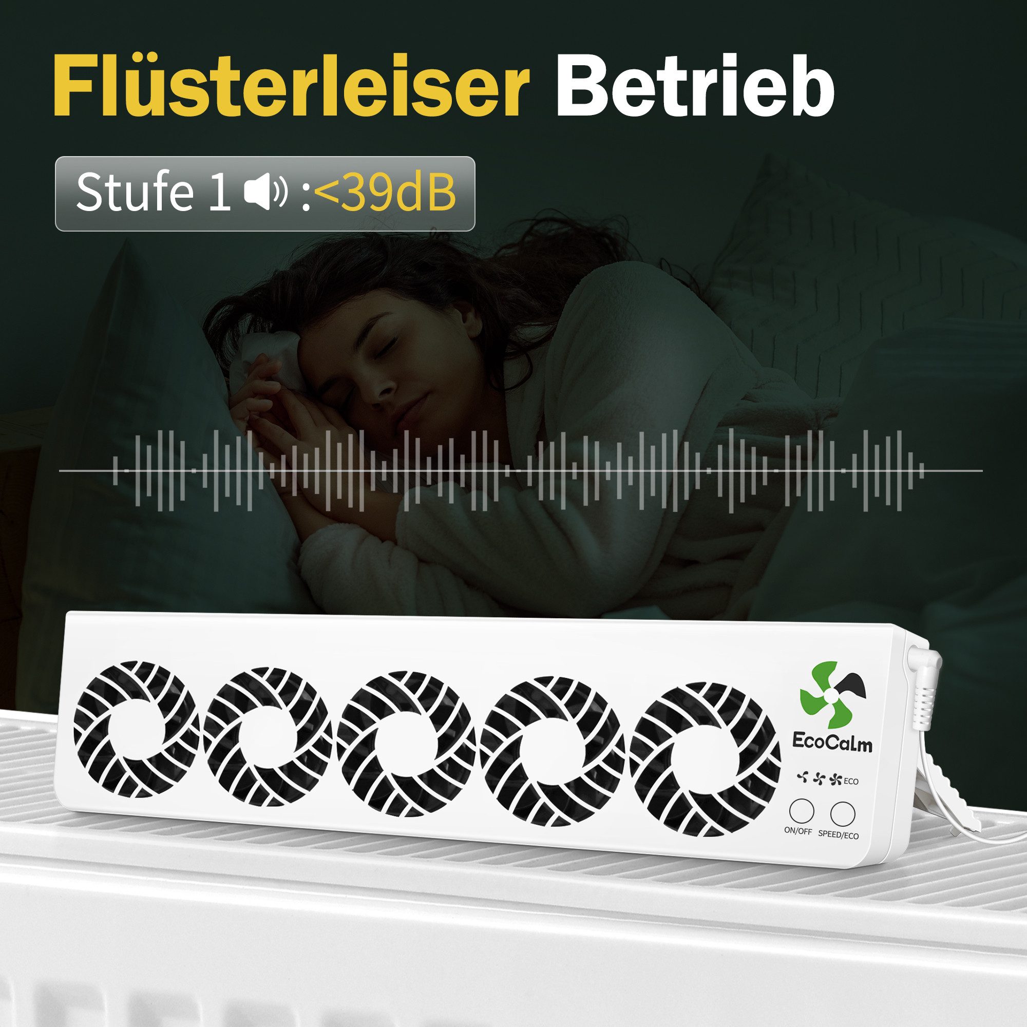 ecoCalm Heizkörperventilator Effizienzsteigerung und Energieeinsparung, mit günstig online kaufen