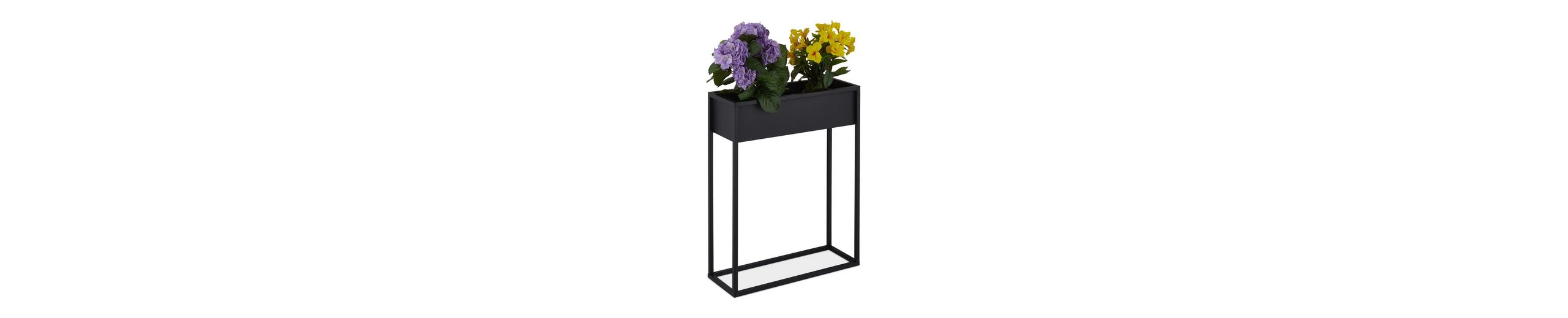 relaxdays Blumenständer »Metall Blumenständer in Schwarz« online kaufen