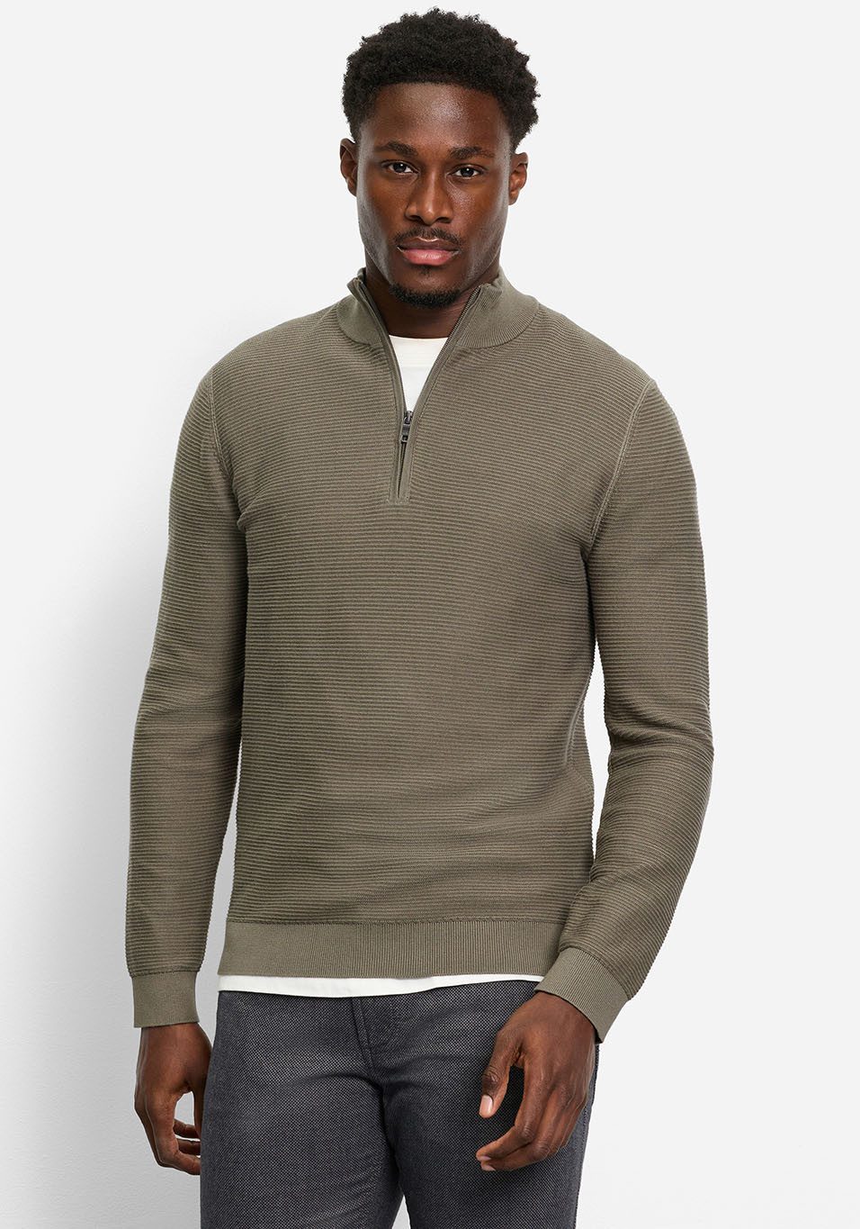 OLYMP Troyer OLYMP Strick Casual mit günstig online kaufen