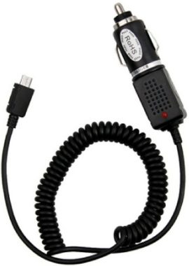 IWH Handy Smartphone Navi Ladekabel Lader Zigarettenanzünder 12/24V 1A Autoladekabel, Micro-USB