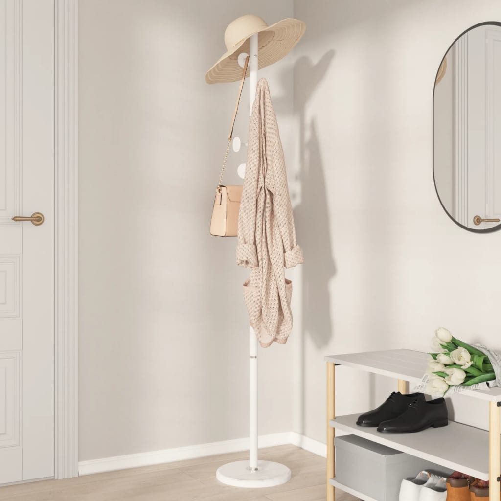 vidaXL Garderobenständer Garderobenständer Weiß 176 cm günstig online kaufen