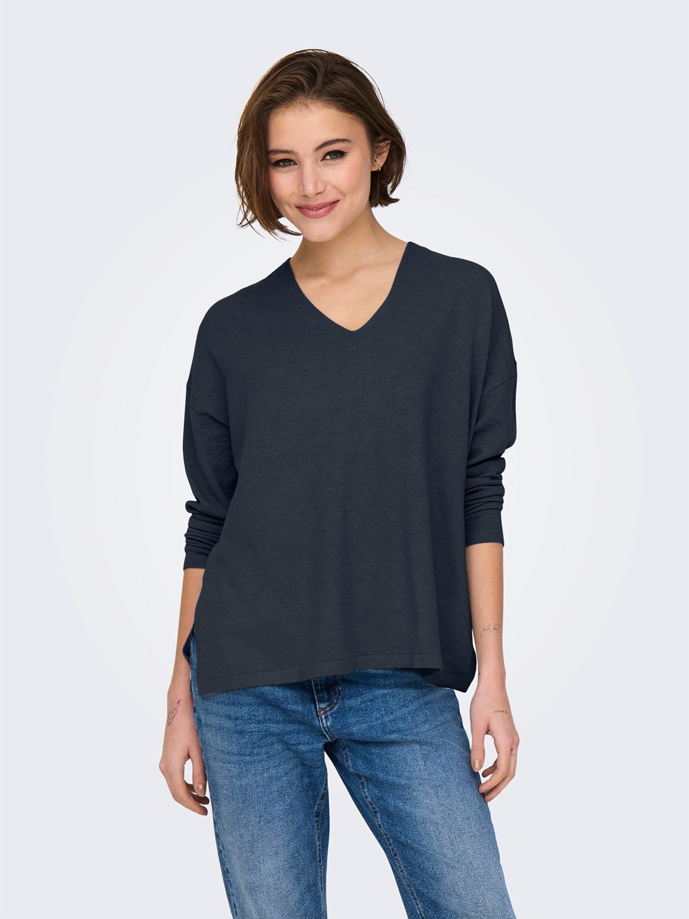 ONLY Strickpullover ONLAMALIO (1-tlg) Plain/ohne Details