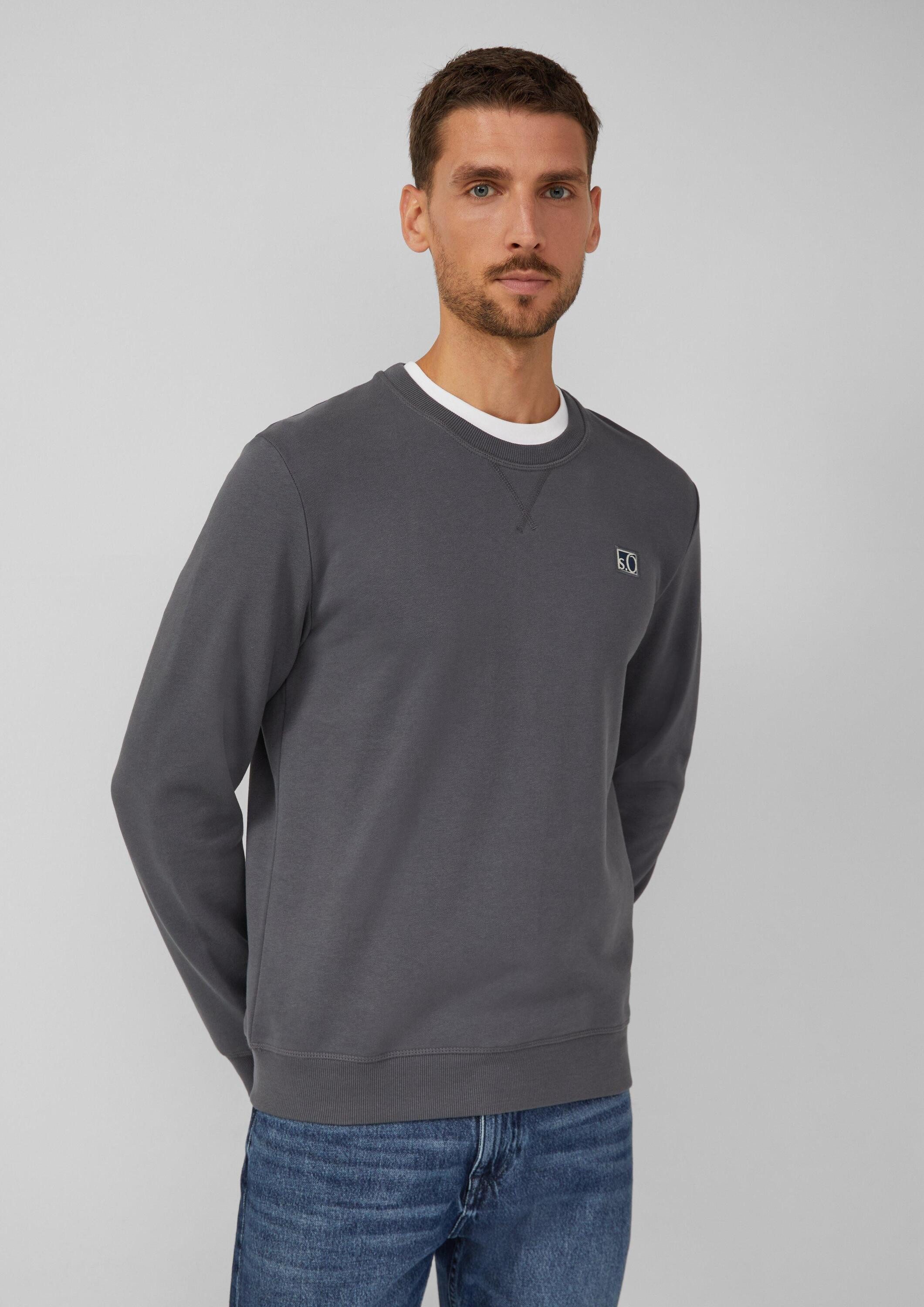 s.Oliver Sweatshirt Sweatshirt Sweatshirt aus Baumwollmix mit Crew Neck günstig online kaufen