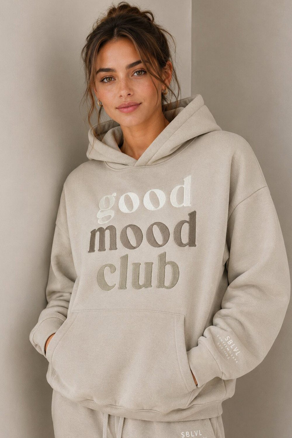 SUBLEVEL Kapuzenpullover Damen Pullover kuschelig weich Flauschig Hoody Hoodie XS-XXL Perfekte Passform Hochwertige Verarbeitung, Angenehm weich & bequem
