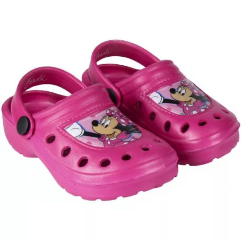Disney Minnie Maus Mädchen Kinder Clogs Gr. 22 bis 29 Clog