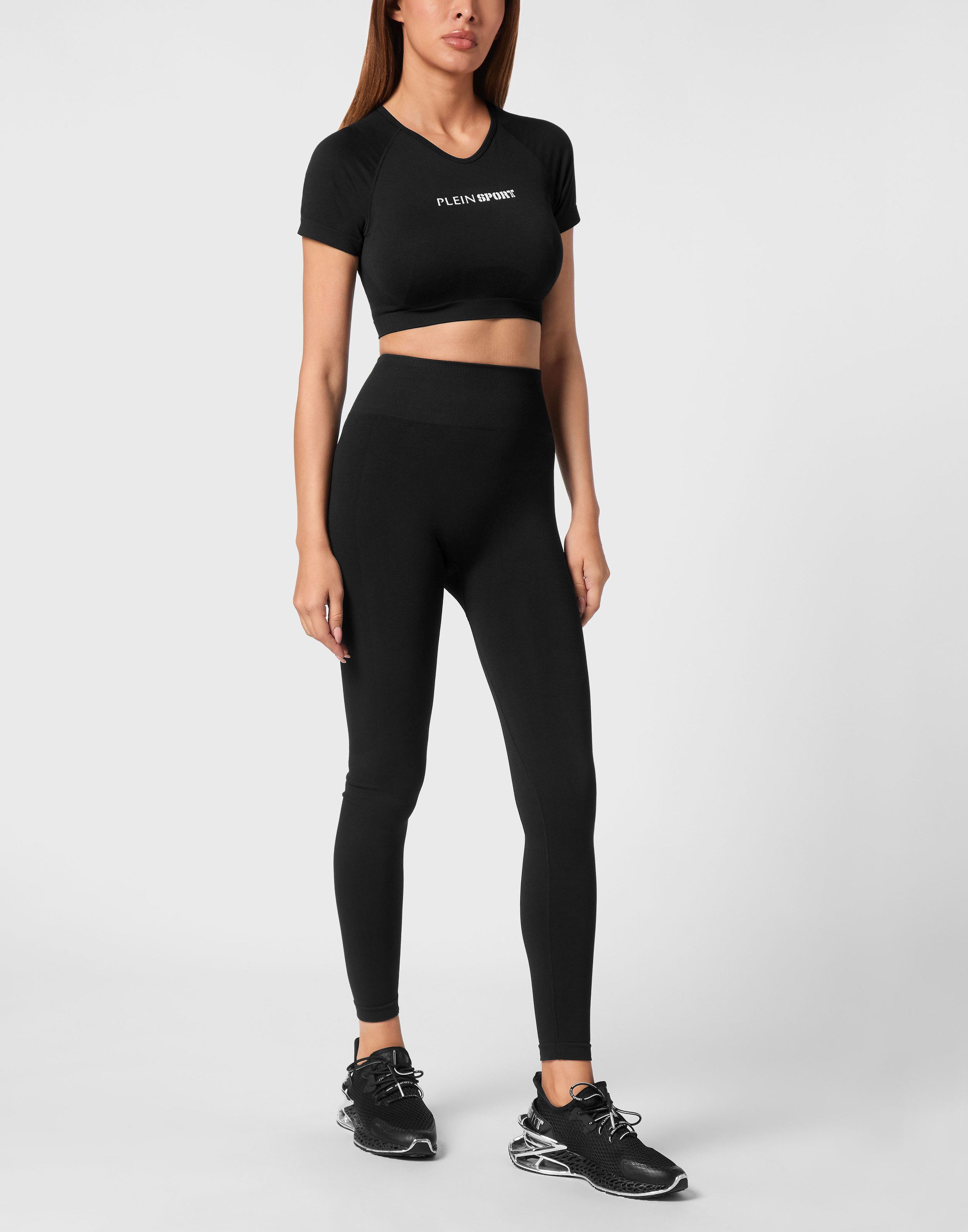 PLEIN SPORT T-Shirt V-Ausschnitt-T-Shirt
