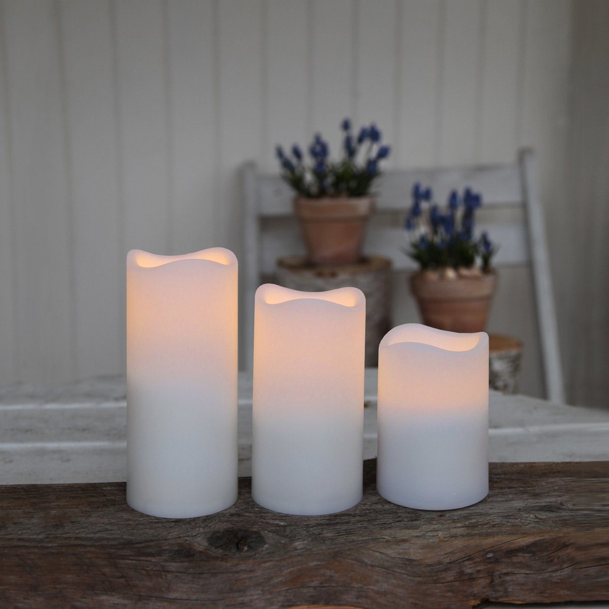 MARELIDA LED-Kerze LED Kerzenset Paul flackernd günstig online kaufen