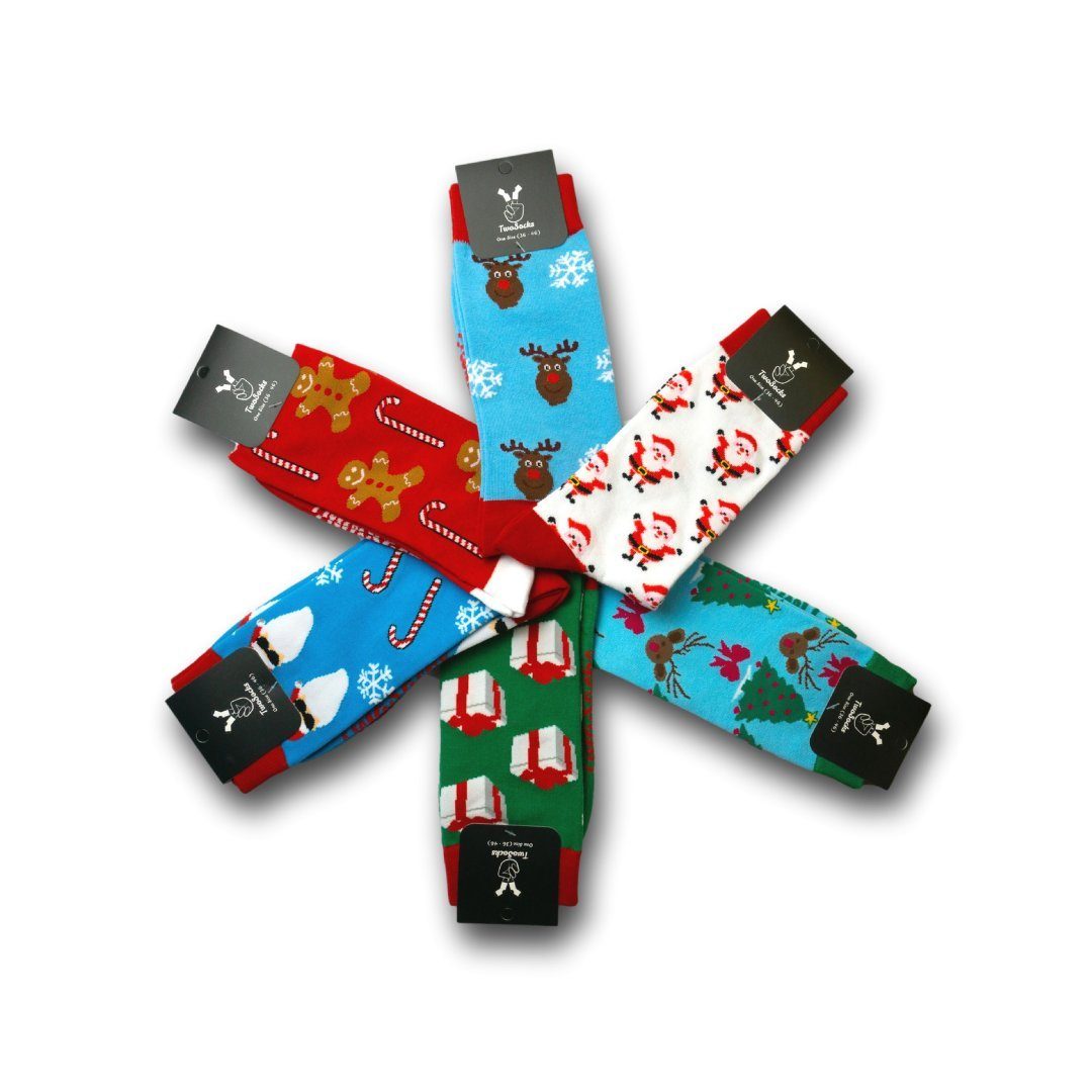 TwoSocks Freizeitsocken Weihnachtssocken lustige Socken für Weihnachten, Ei günstig online kaufen