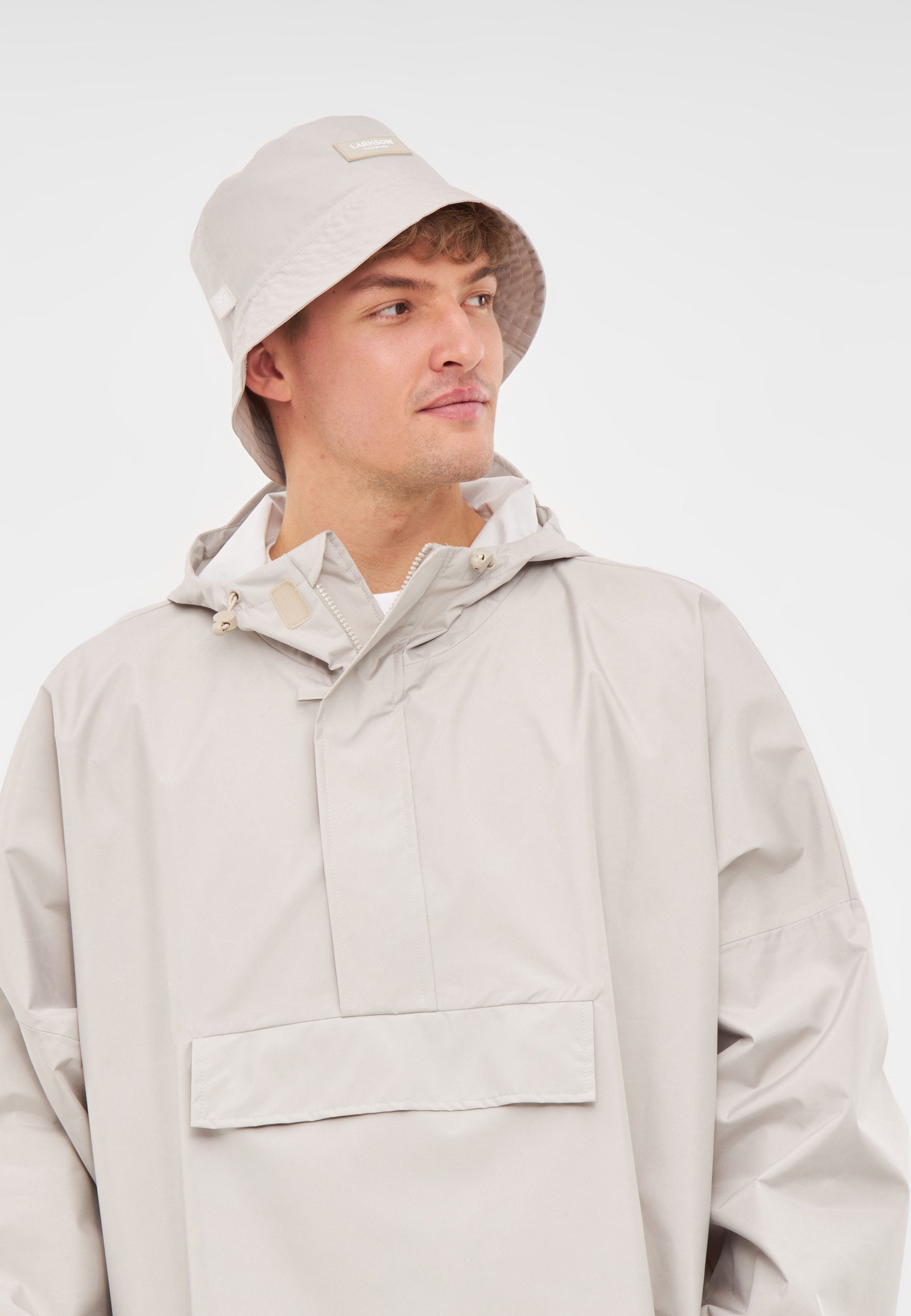 LARKSON Regenhut Mats Regenhut, Wassersäule 10.000 mm (1-St., 1) Wasserdichter Bucket Hat mit verschweißten Nähten