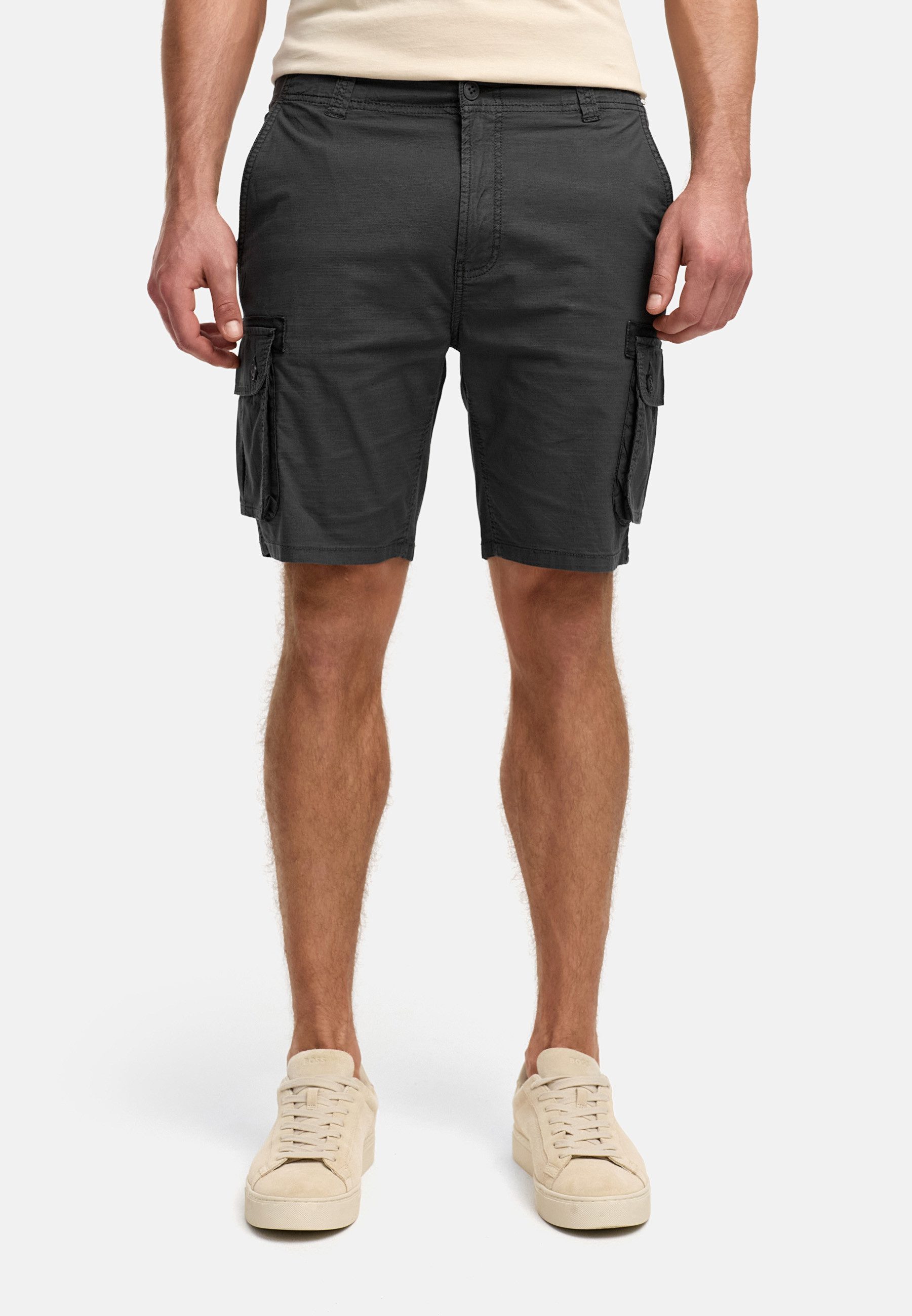 Indicode Cargoshorts Herren INLanny Cargo Shorts Herrenshorts aus robustem, vielseitigem und dennoch bequemem Material