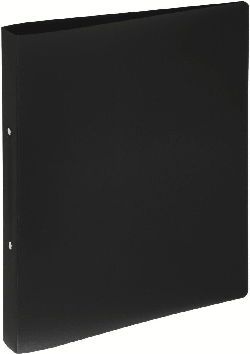 Präsentationsordner Ringbuch A4 25mm schwarz PP 2 Ringe