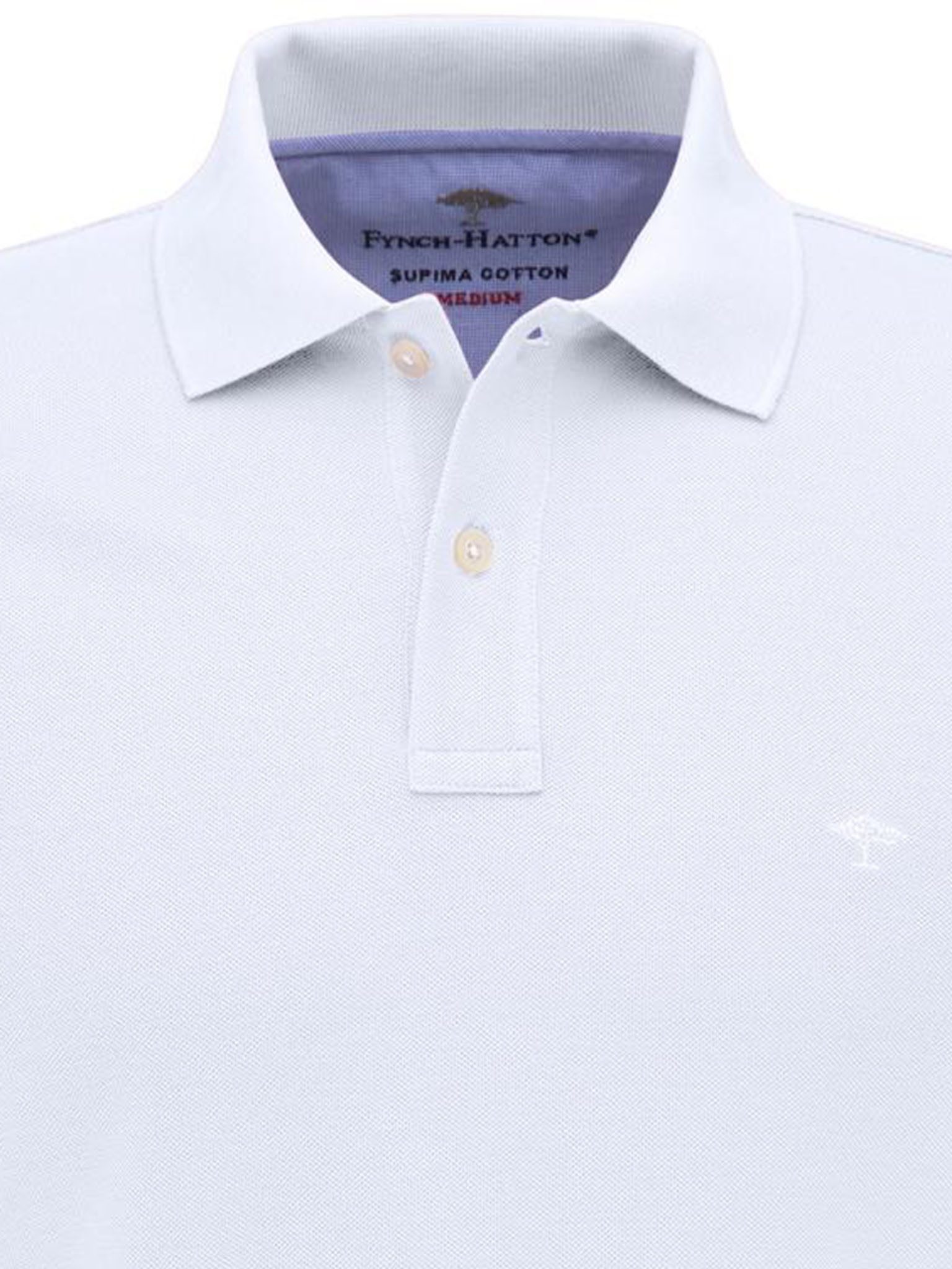 FYNCH-HATTON Poloshirt normale Passform, mit 2-Knopf-Polokragen, aus Baumwo günstig online kaufen